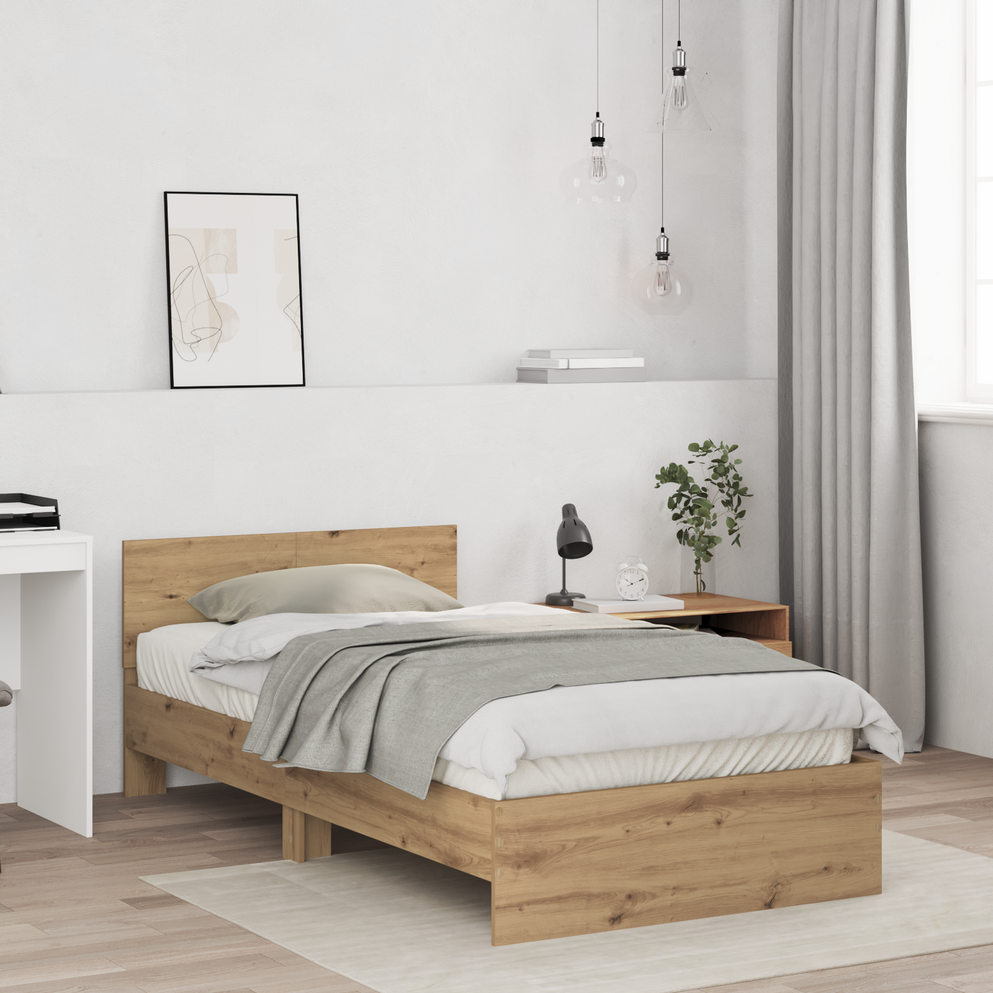 Sengestamme Artisan Eik 203 x 104 x 70 cm Konstruert tre