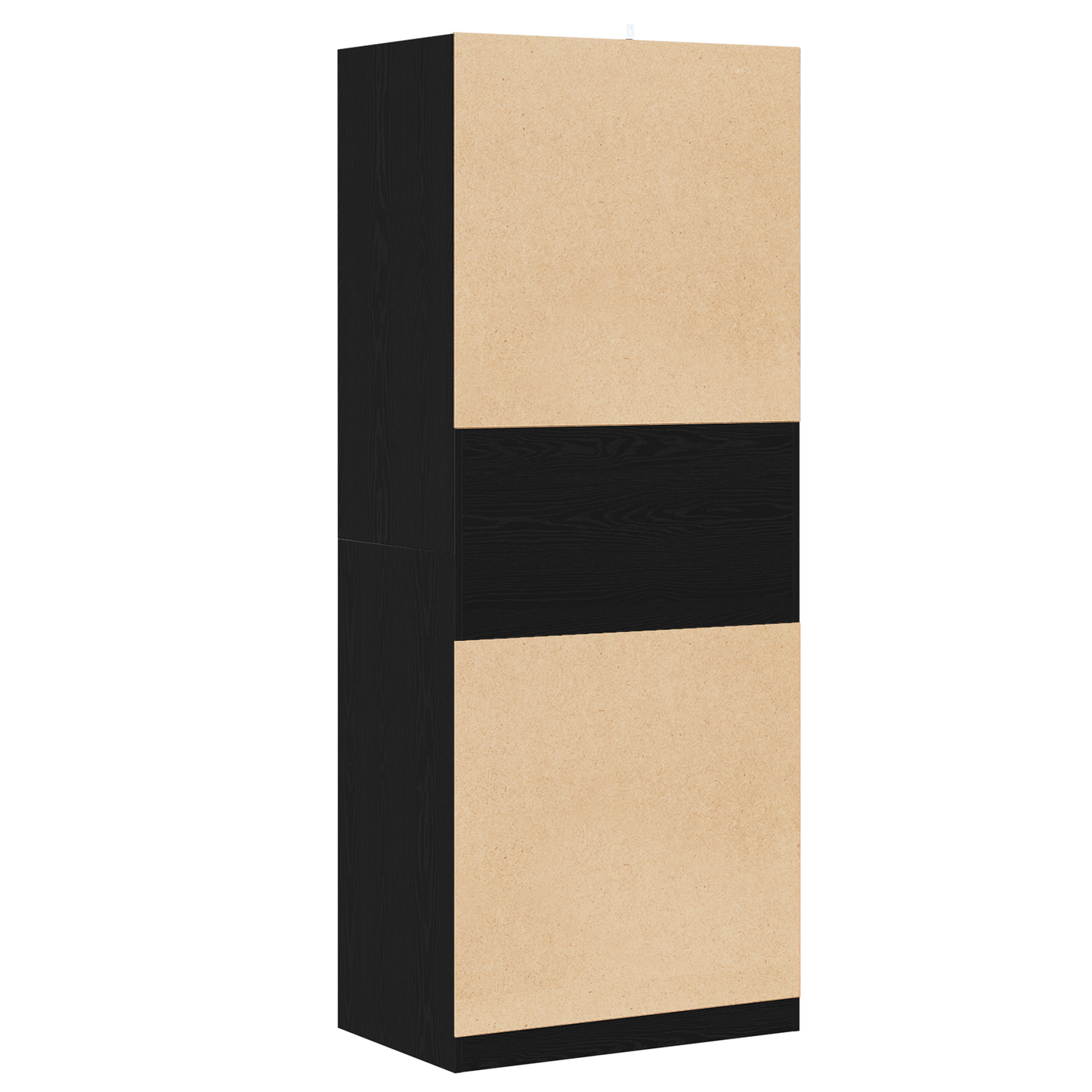 Garderobeskap Artisan Eik 80 x 50 x 200 cm Konstruert tre