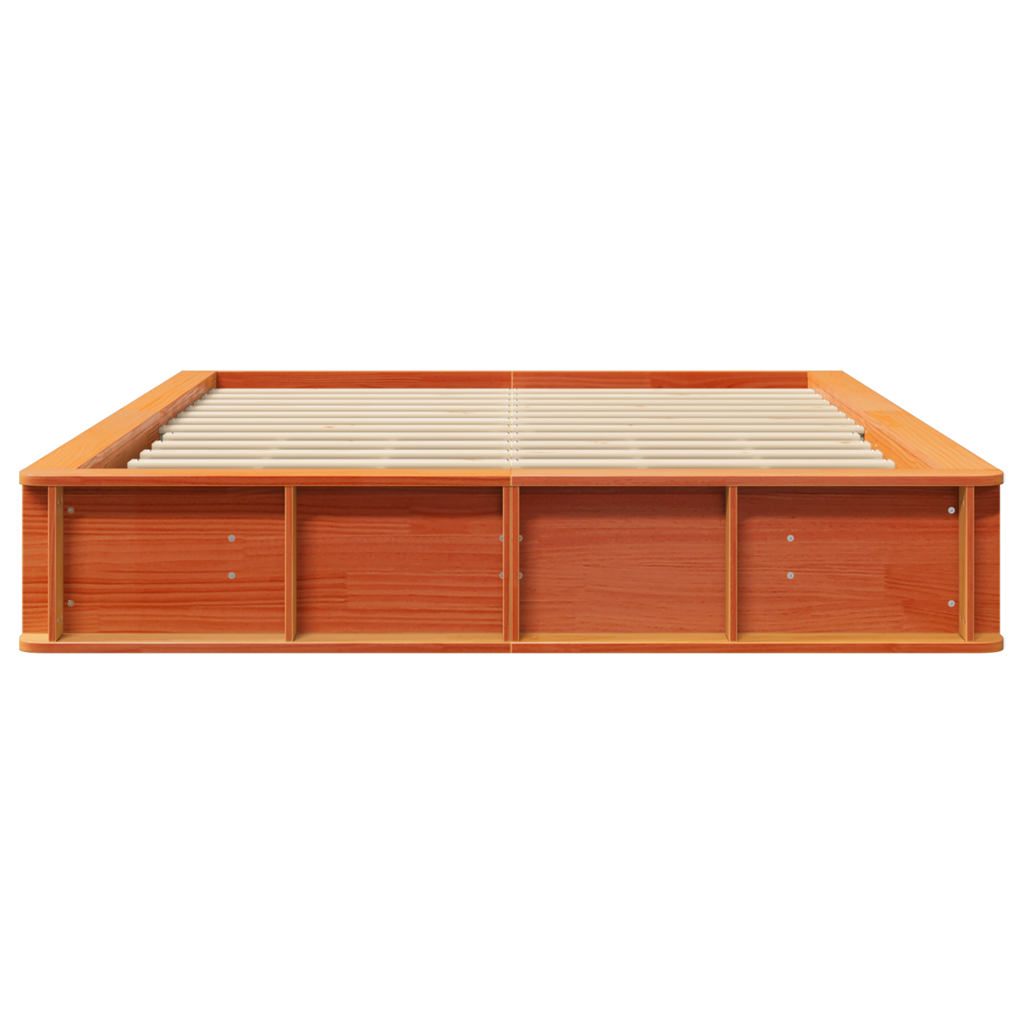 Sengestamme Vokset Brun 150 x 200 cm Massiv furu