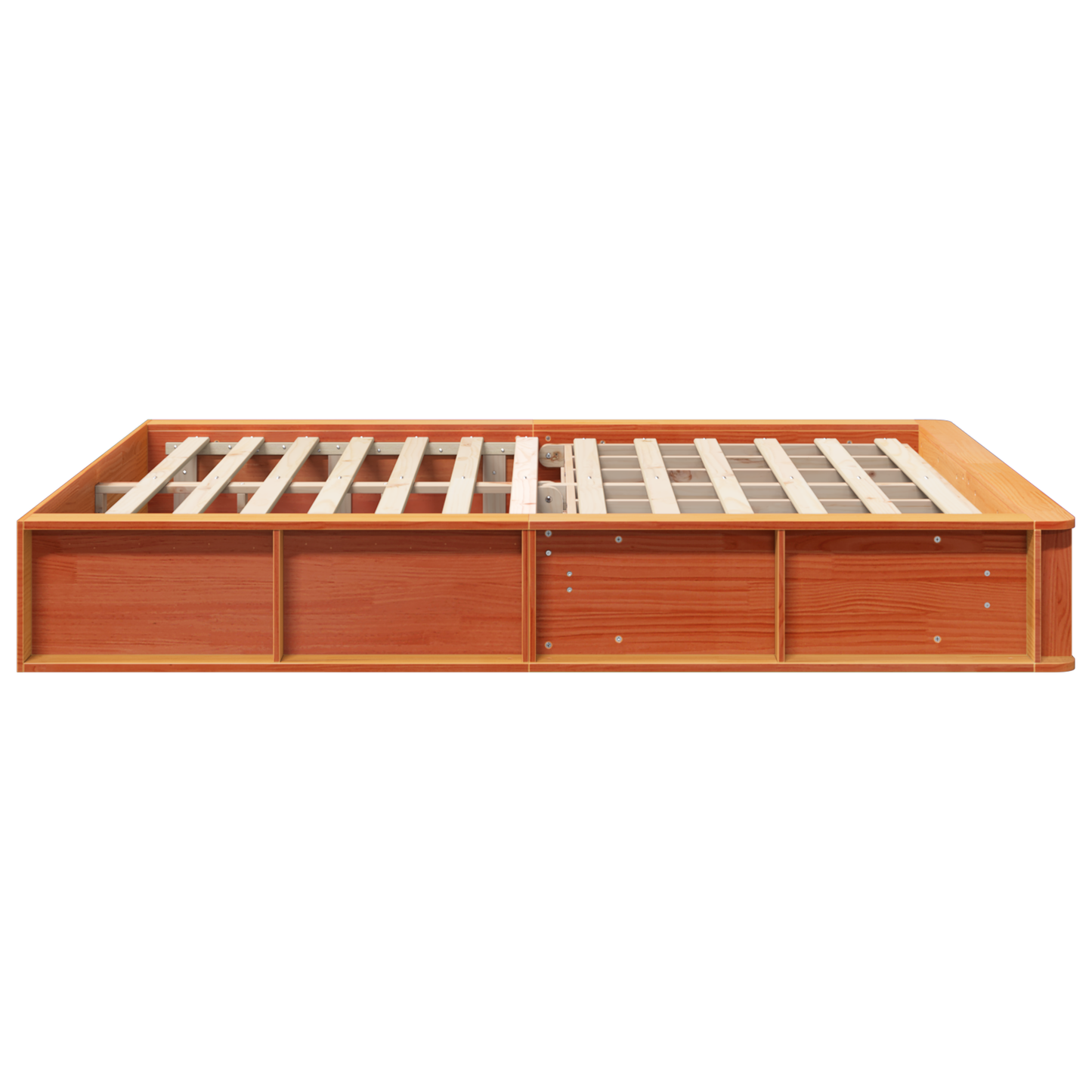 Sengestamme Vokset Brun 150 x 200 cm Massiv furu