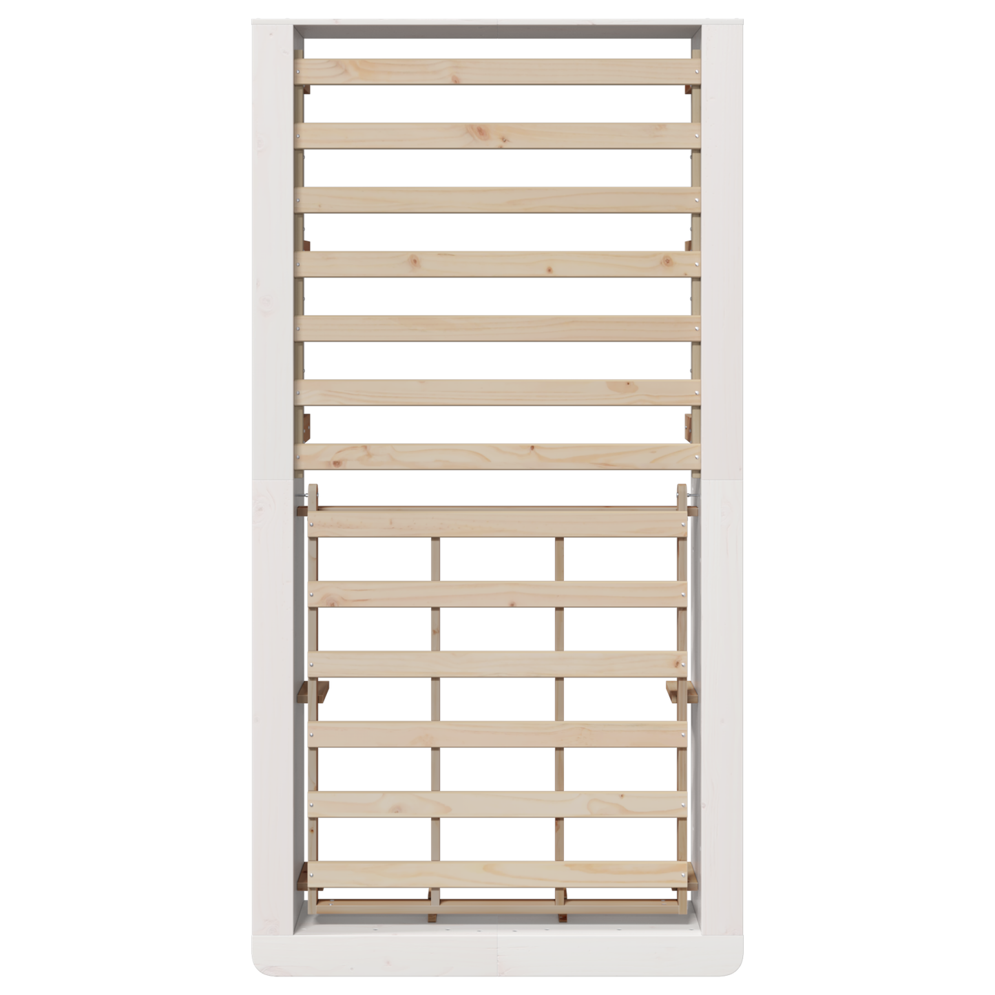 Sengestamme Hvit 100 x 200 cm Massiv furu