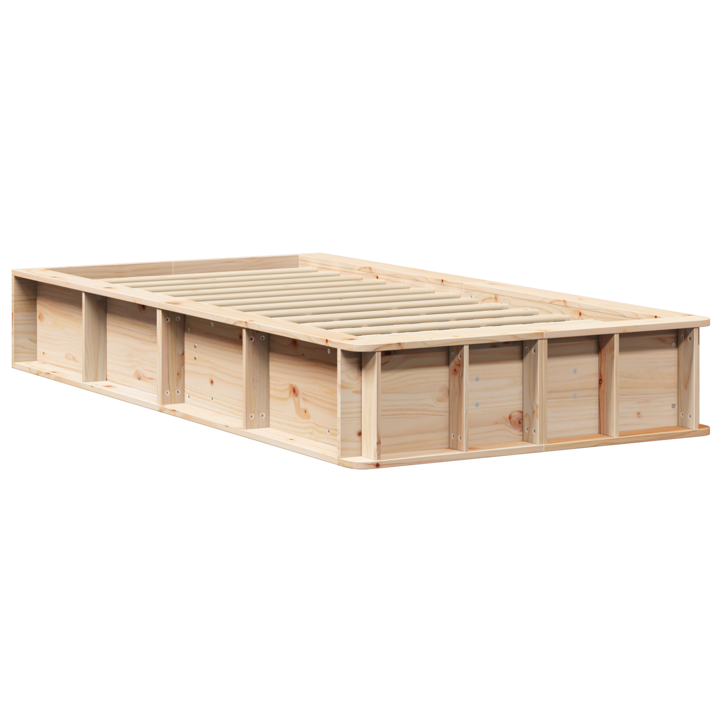 Sengestamme Brun 90 x 200 cm Massiv furu