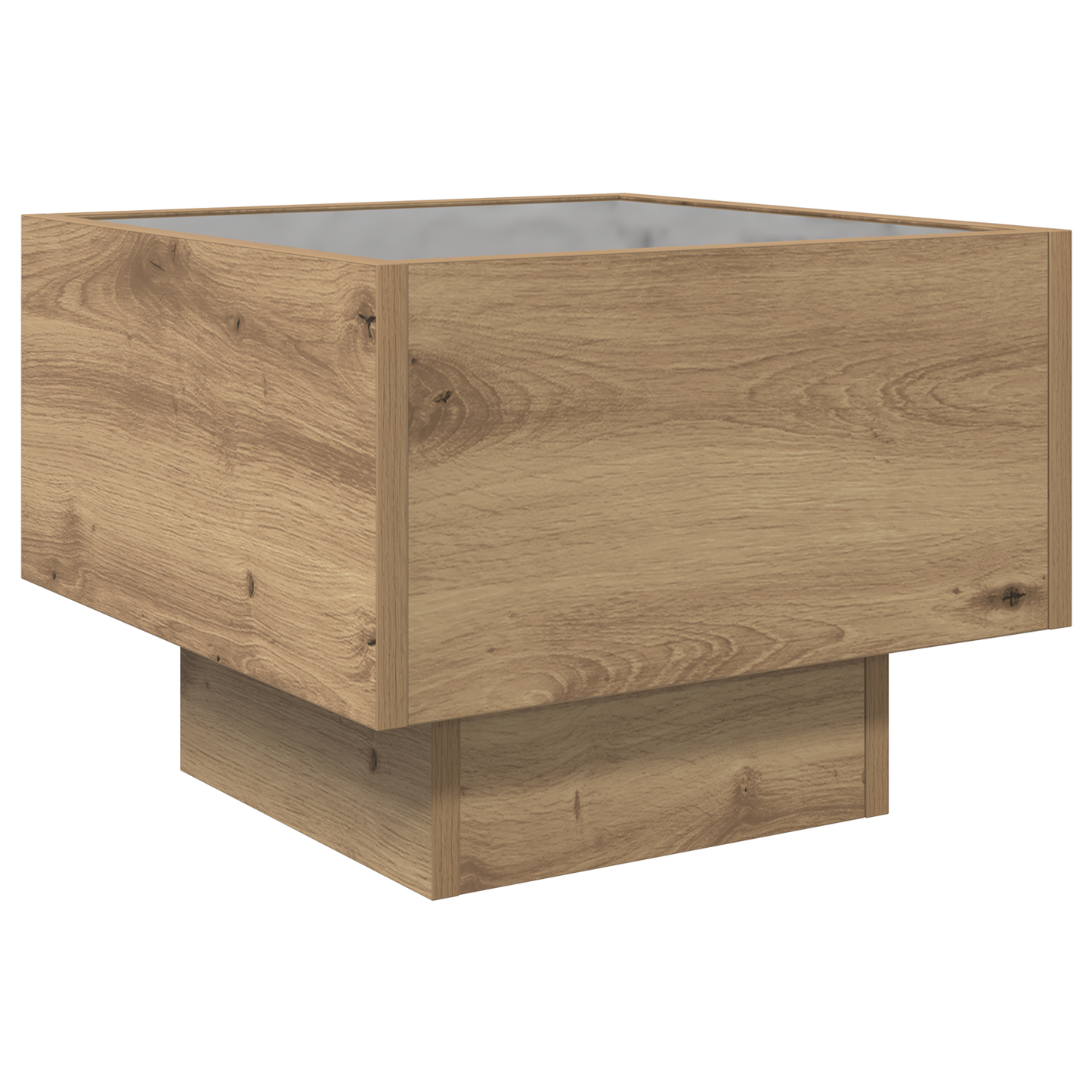 Kaffebord Artisan Eik 40 x 40 x 30 cm Konstruert tre