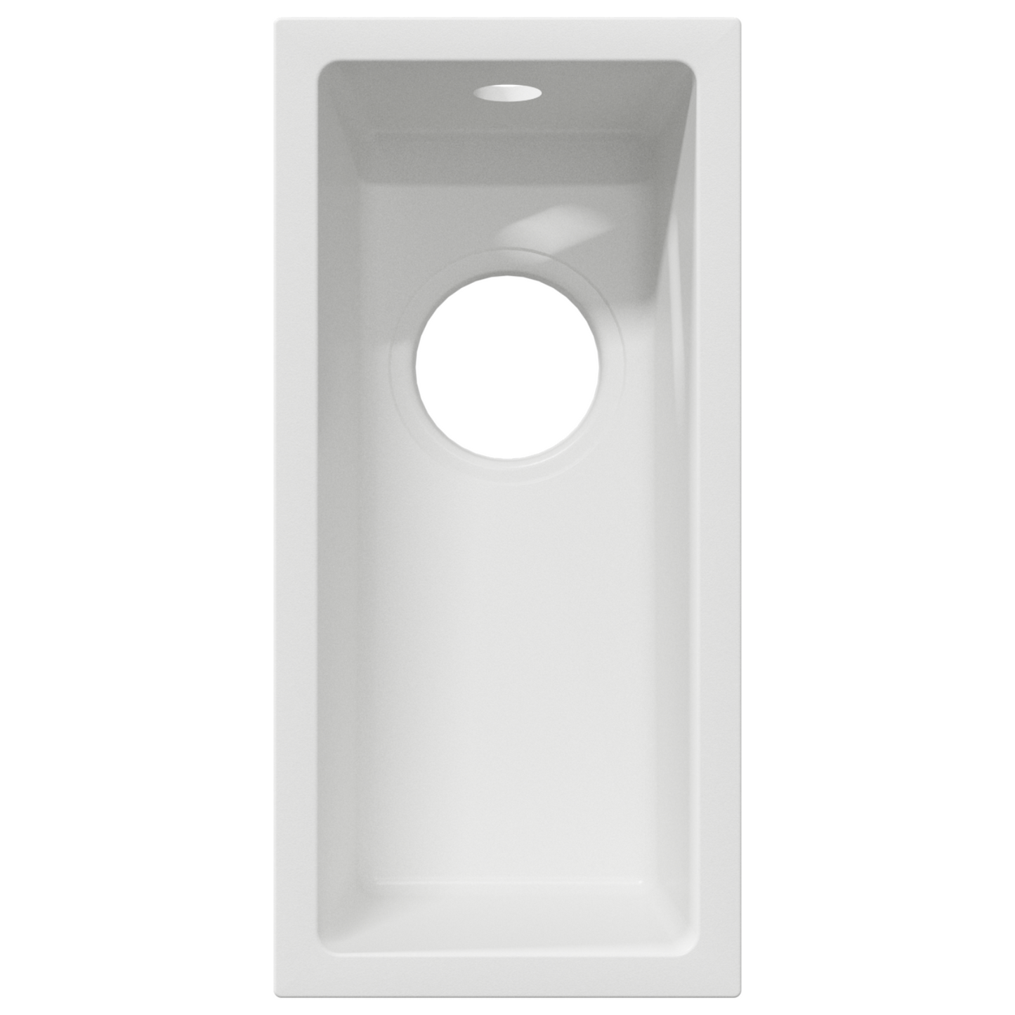 Kjøkkenvask Hvit 21 x 44 x 14 cm Granitt