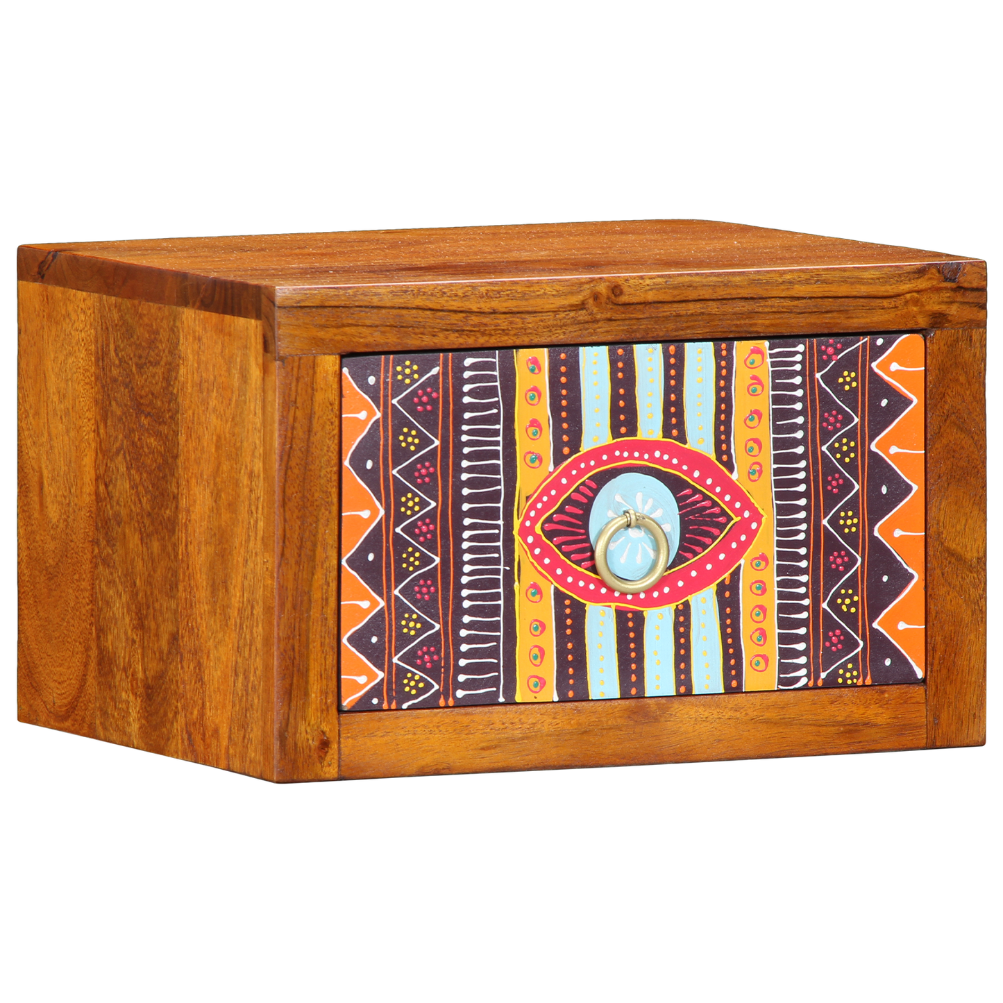 Nattbordskap med skuff Brun 35 x 30 x 22 cm