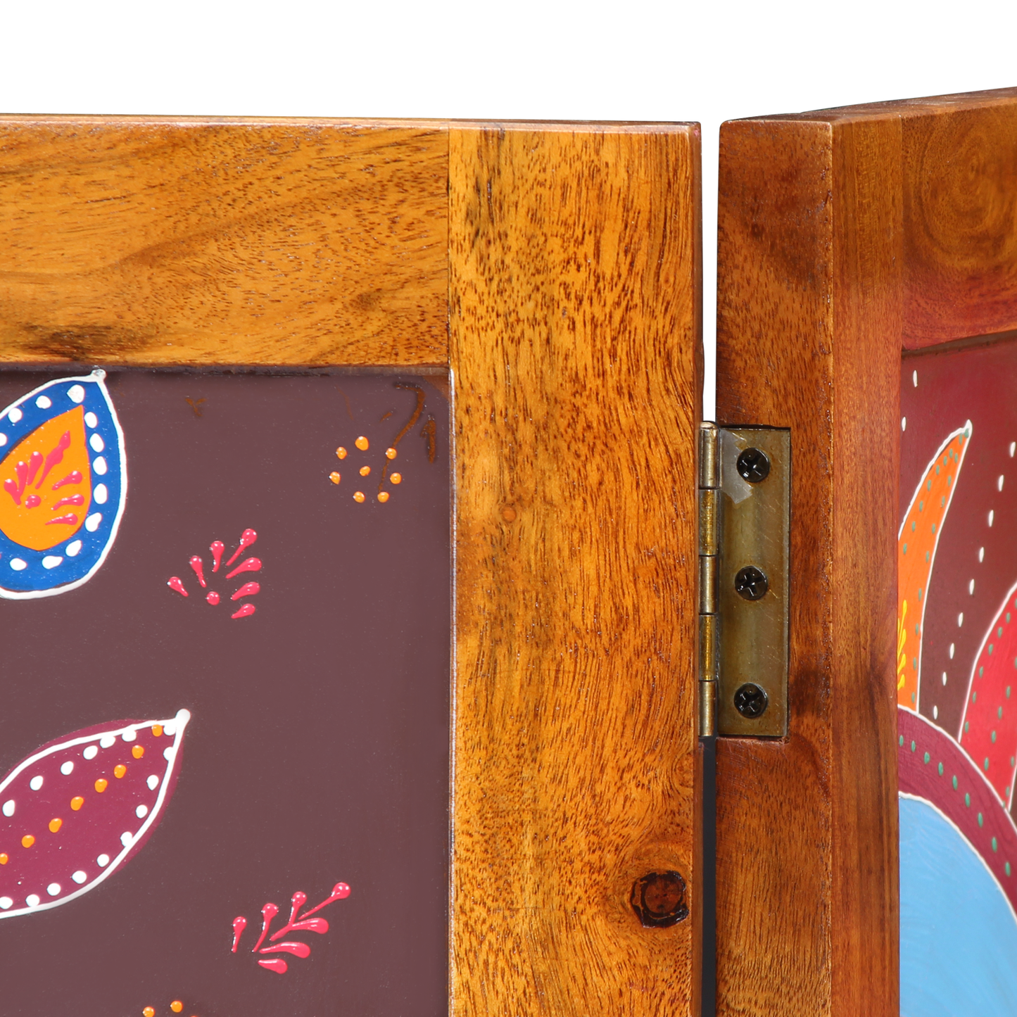 Romdeler Honning brun 105 x 1,5 x 180 cm Solid akasietre