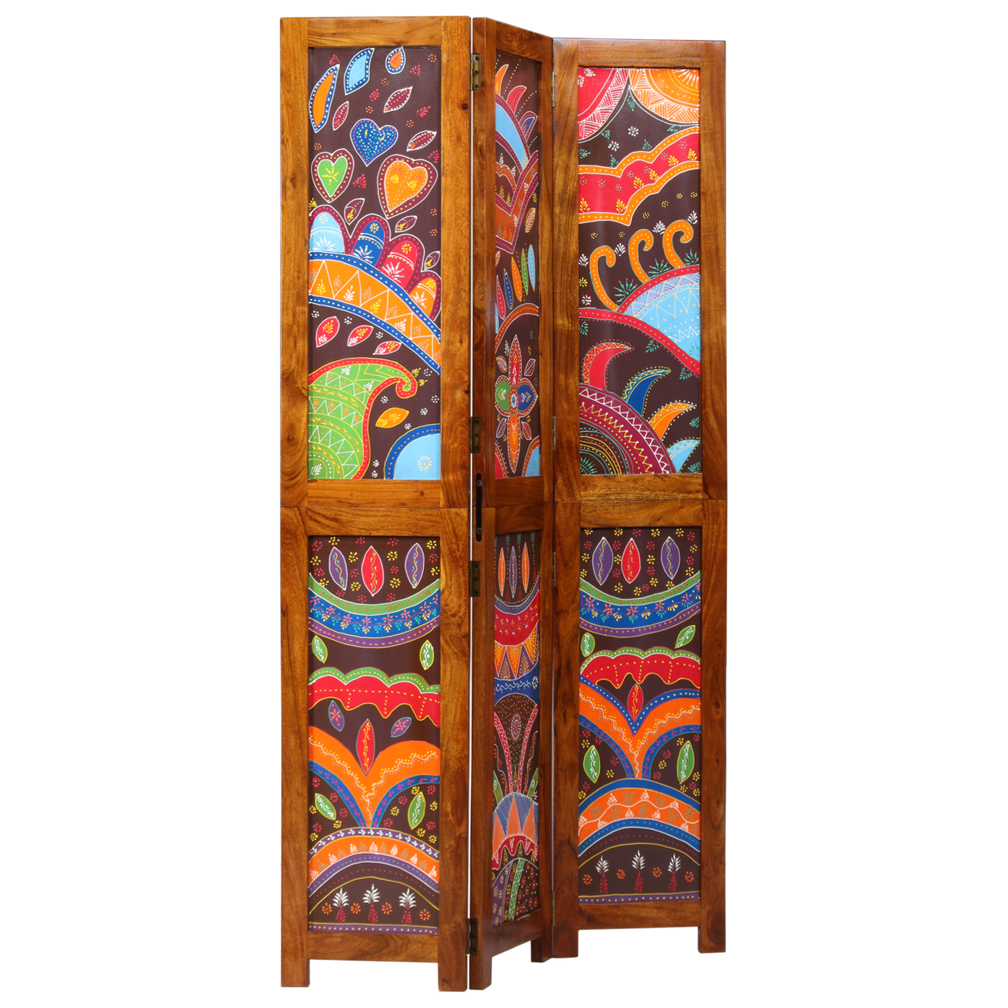 Romdeler Honning brun 105 x 1,5 x 180 cm Solid akasietre