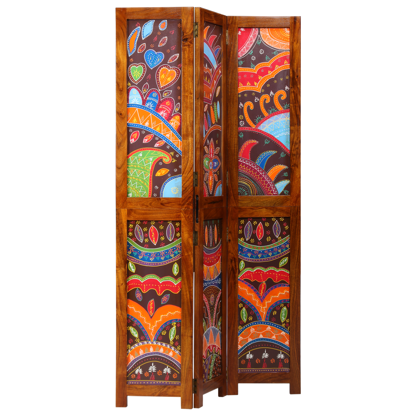 Romdeler Honning brun 105 x 1,5 x 180 cm Solid akasietre