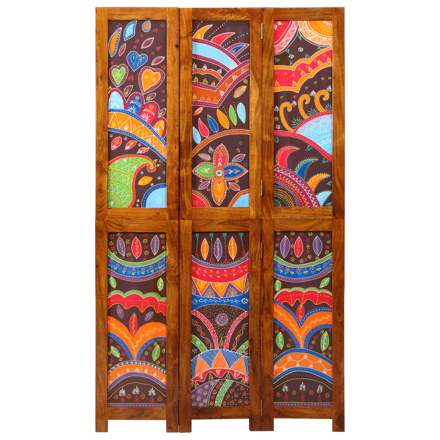 Romdeler Honning brun 105 x 1,5 x 180 cm Solid akasietre