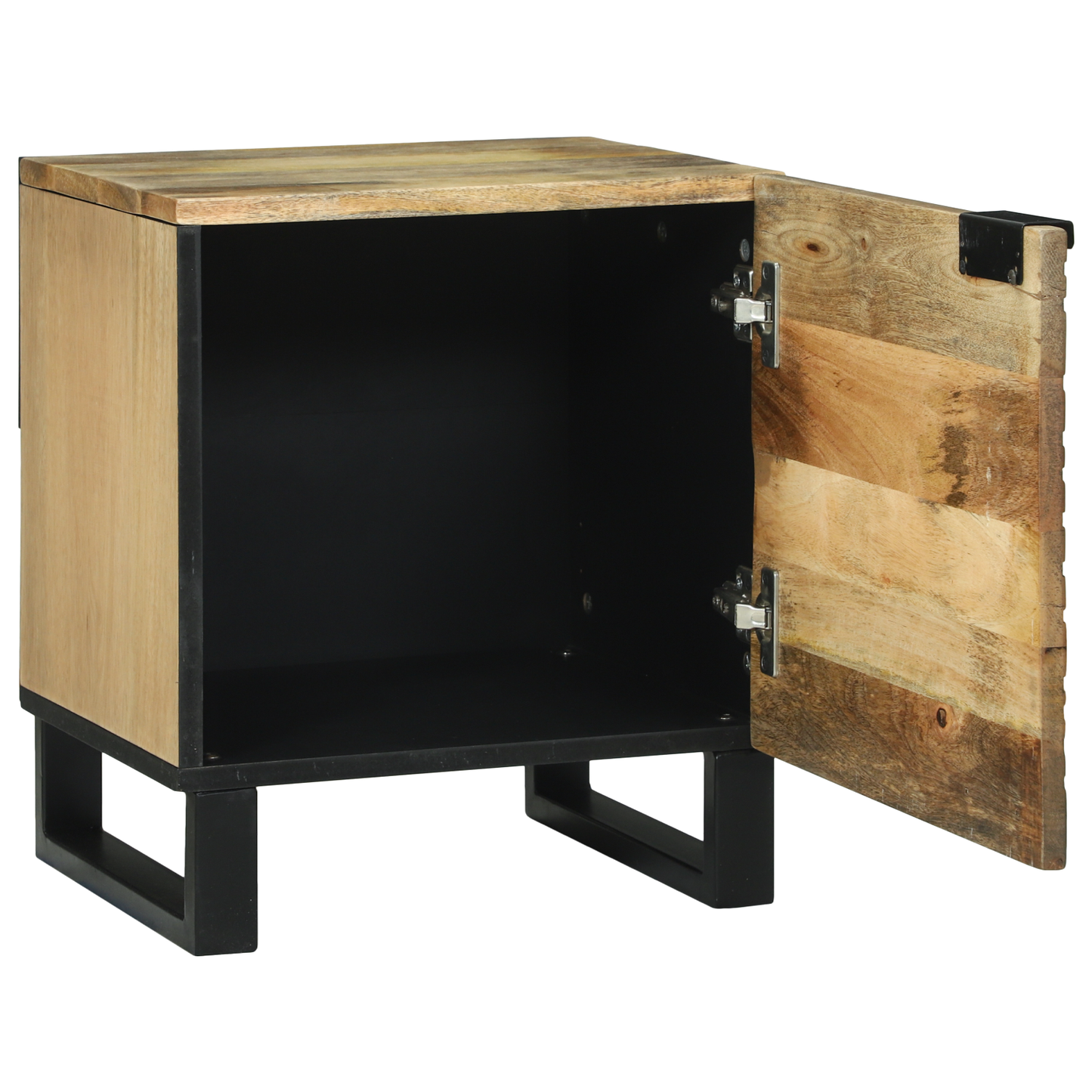 Nattbordskap 2 pcs Naturlig 40 x 33 x 46 cm Konstruert tre