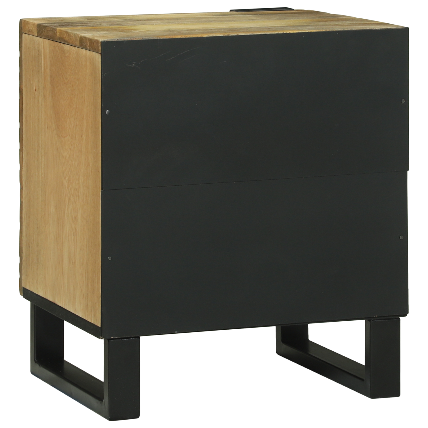 Nattbordskap 2 pcs Naturlig 40 x 33 x 46 cm Konstruert tre