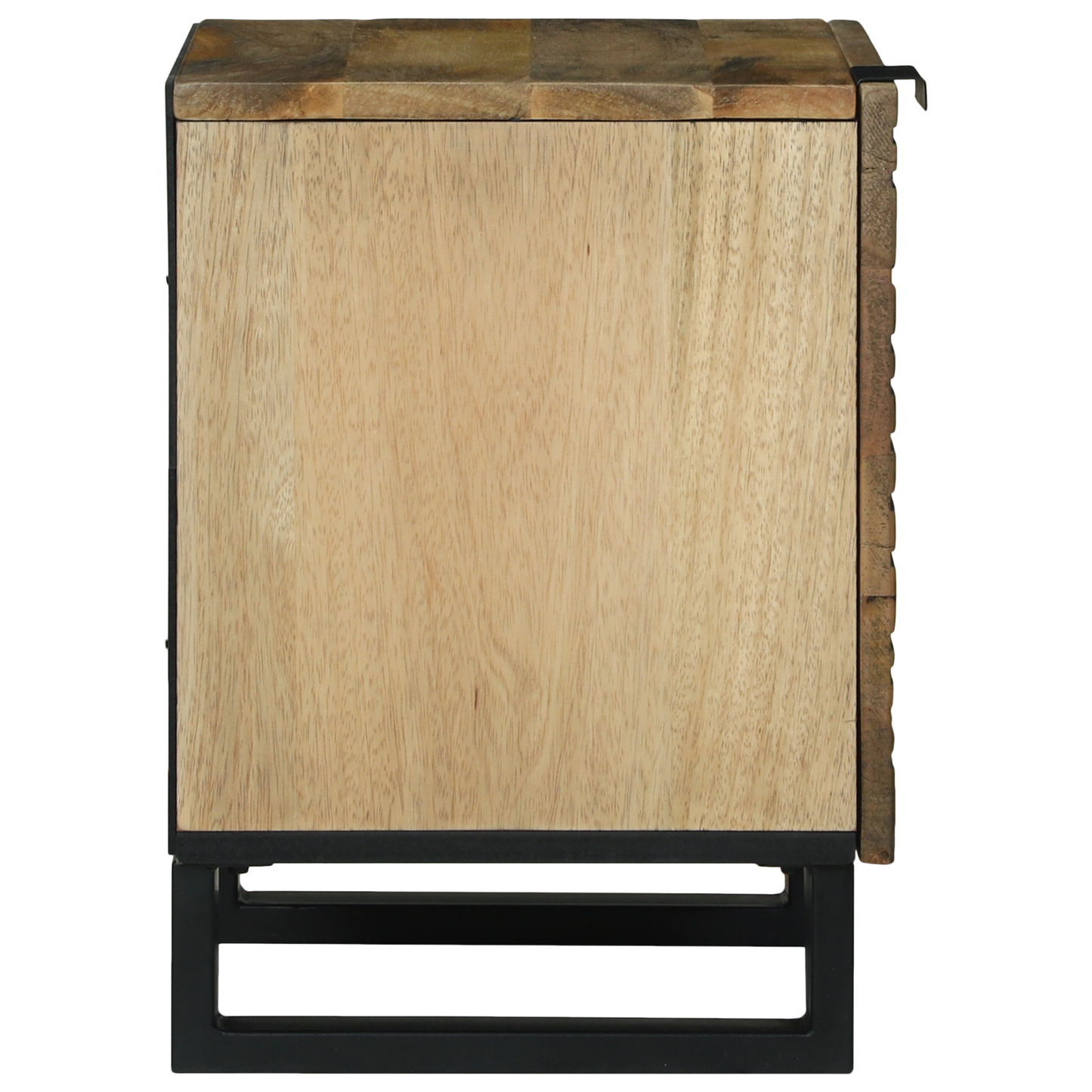 Nattbordskap 2 pcs Naturlig 40 x 33 x 46 cm Konstruert tre