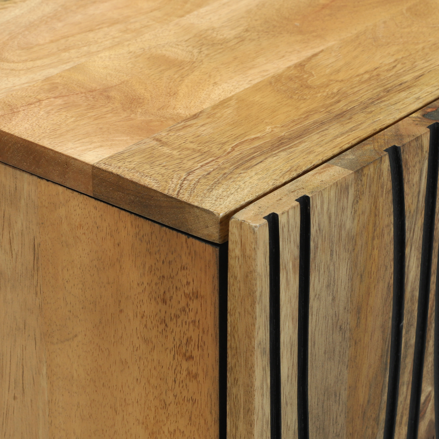 Serviesskap Naturlig 60 x 33,5 x 75 cm Massiv mango tre