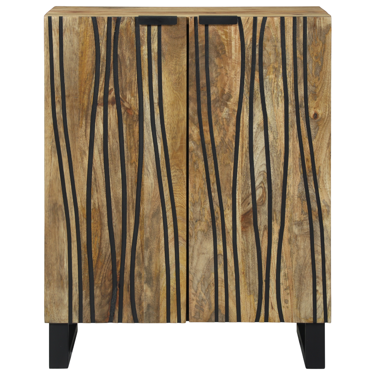 Serviesskap Naturlig 60 x 33,5 x 75 cm Massiv mango tre