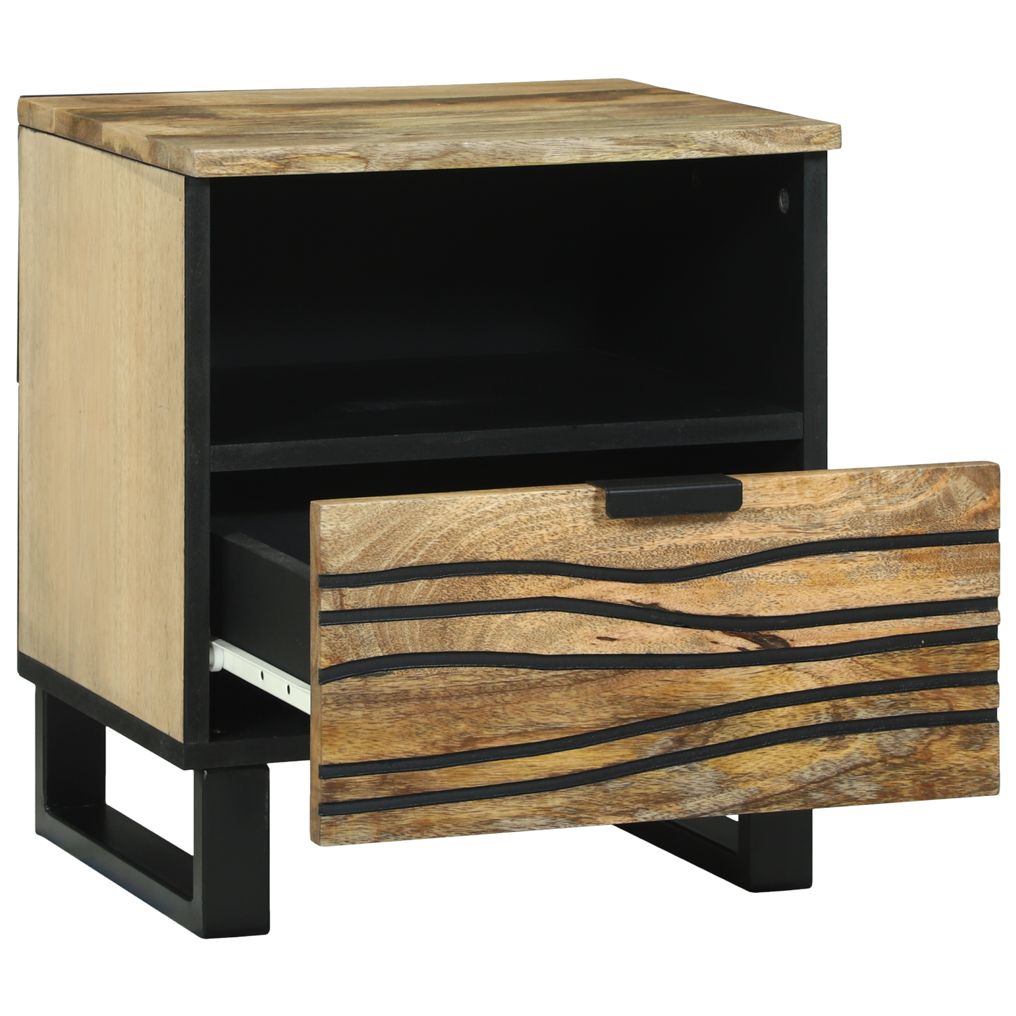 Nattbordskap Naturlig 40 x 33 x 46 cm Konstruert tre