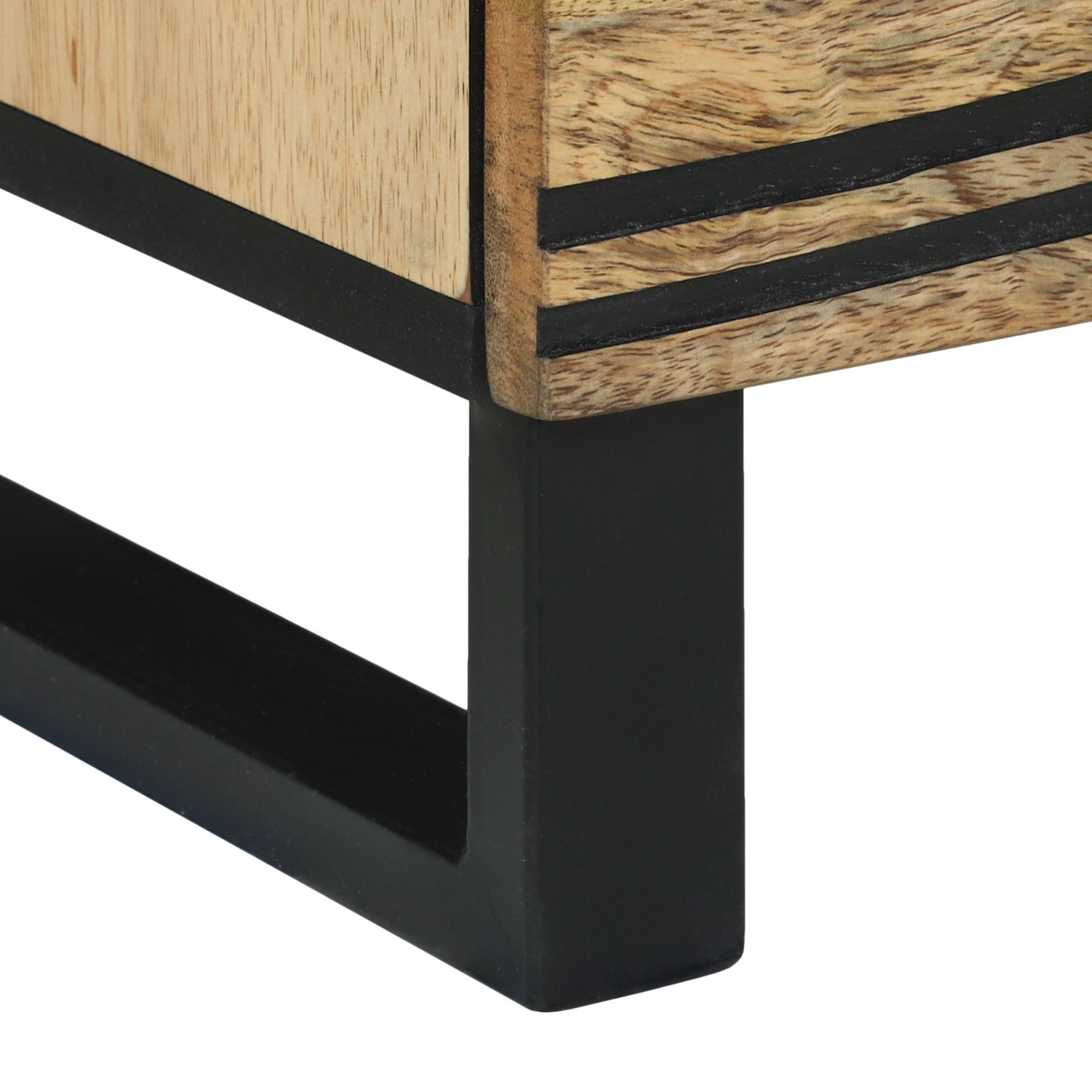Nattbordskap 2 pcs Naturlig 40 x 33 x 46 cm Konstruert tre