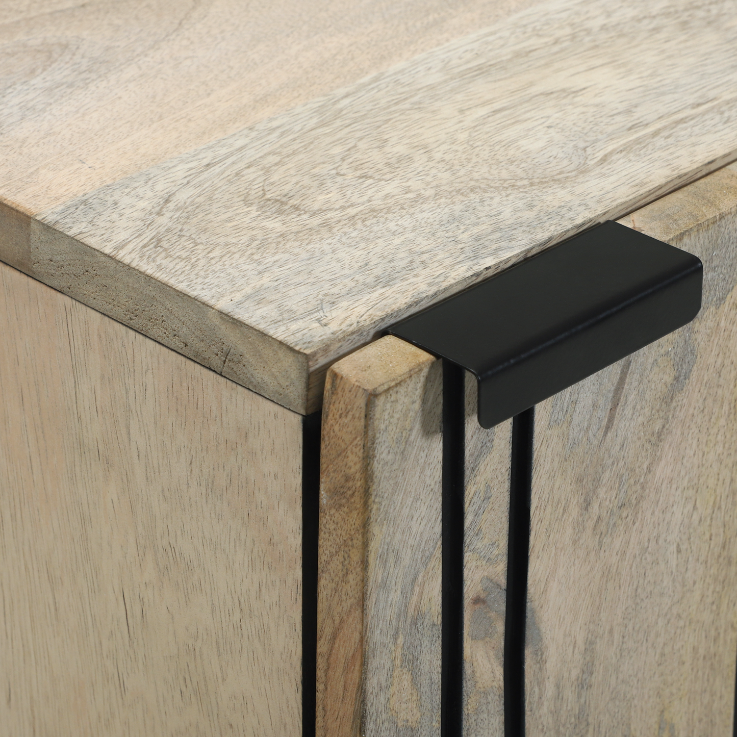 Serviesskap Hvit 40 x 33 x 75 cm heltre mango