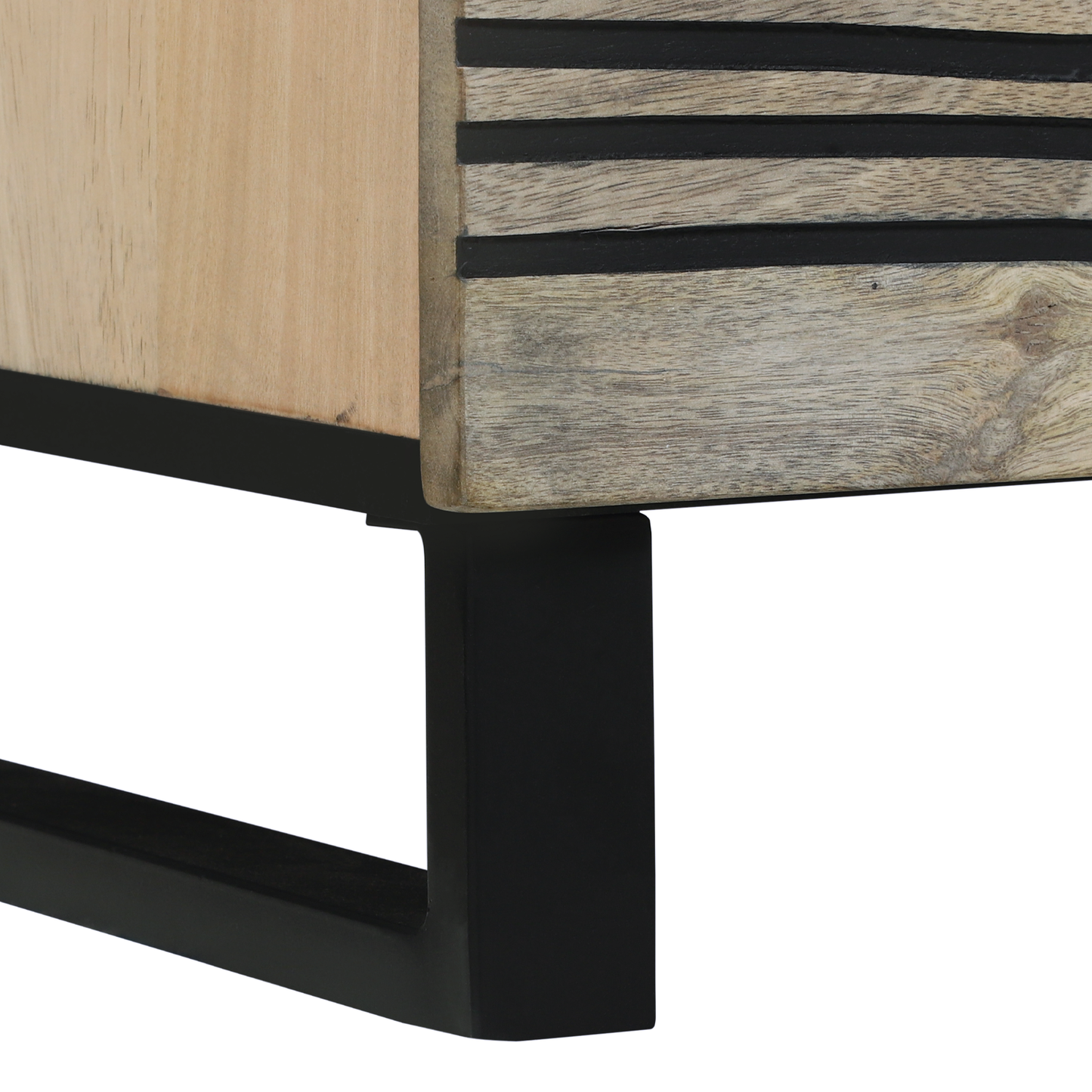 Sideboard Hvit 80 x 33 x 75 cm heltre mango