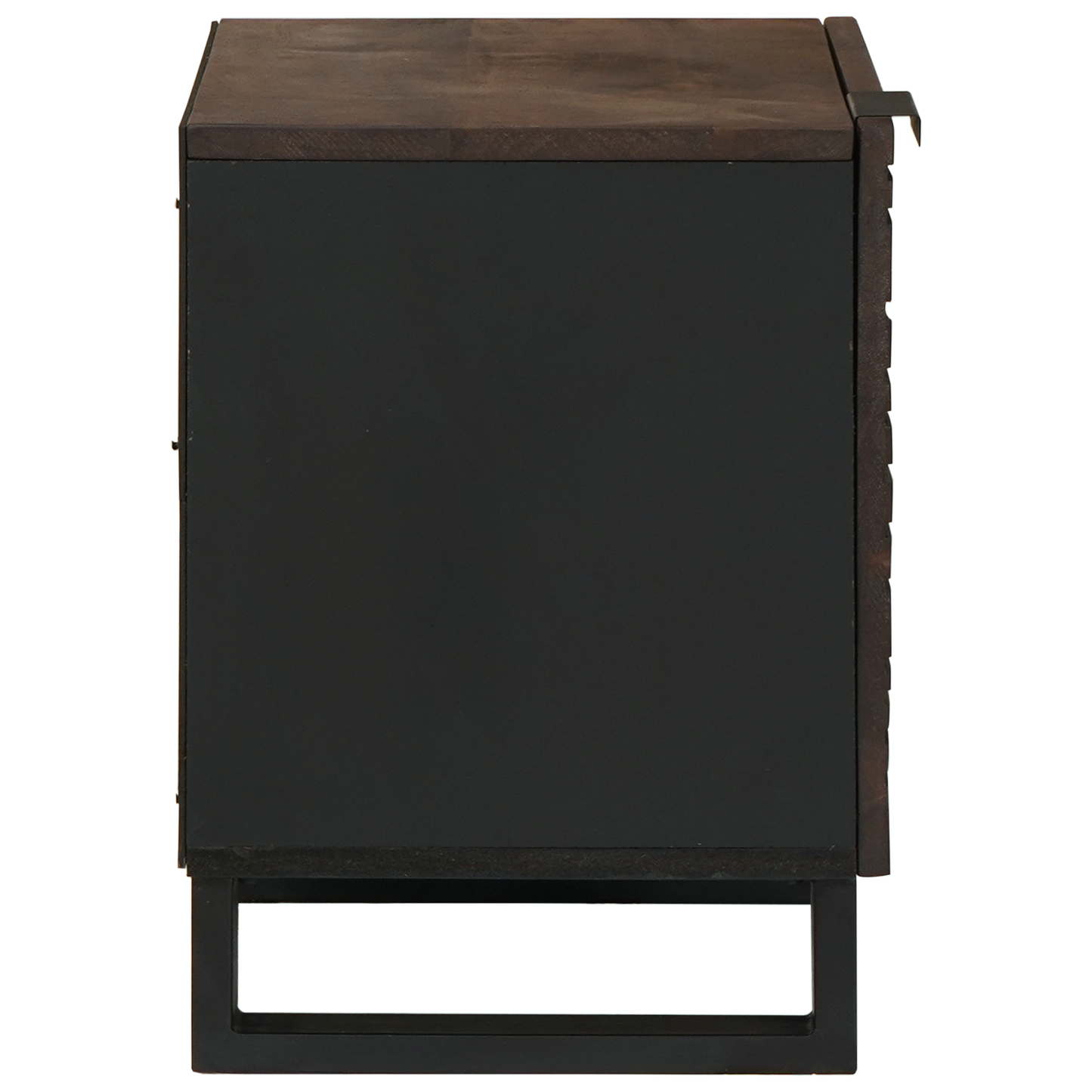Nattbordskap 2 pcs Valnøtt 40 x 33 x 46 cm Konstruert tre