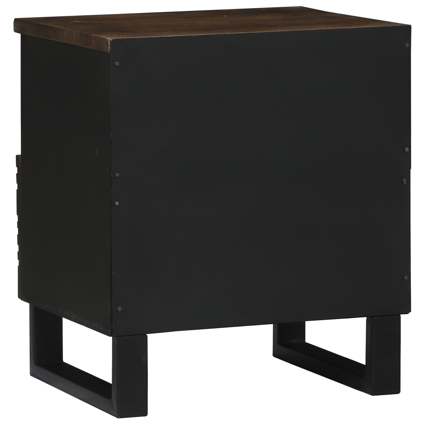 Nattbordskap 2 pcs Valnøtt 40 x 33 x 46 cm Konstruert tre