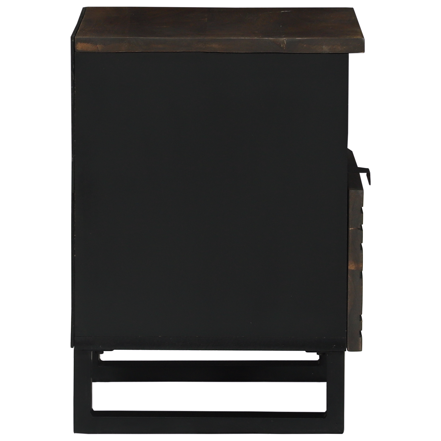 Nattbordskap 2 pcs Valnøtt 40 x 33 x 46 cm Konstruert tre