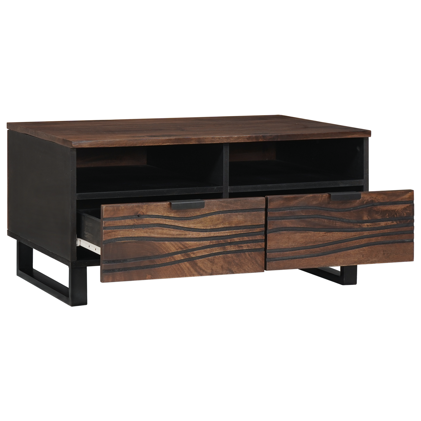 Kaffebord Valnøtt 80 x 54 x 40 cm Konstruert tre