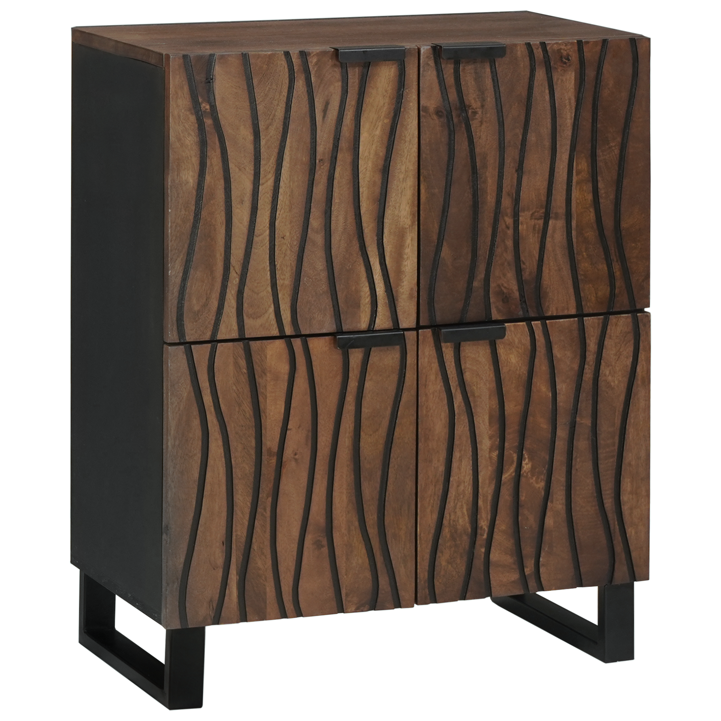 Medieoppbevaringsskap og -hyller Brun 60 x 33.5 x 75 cm