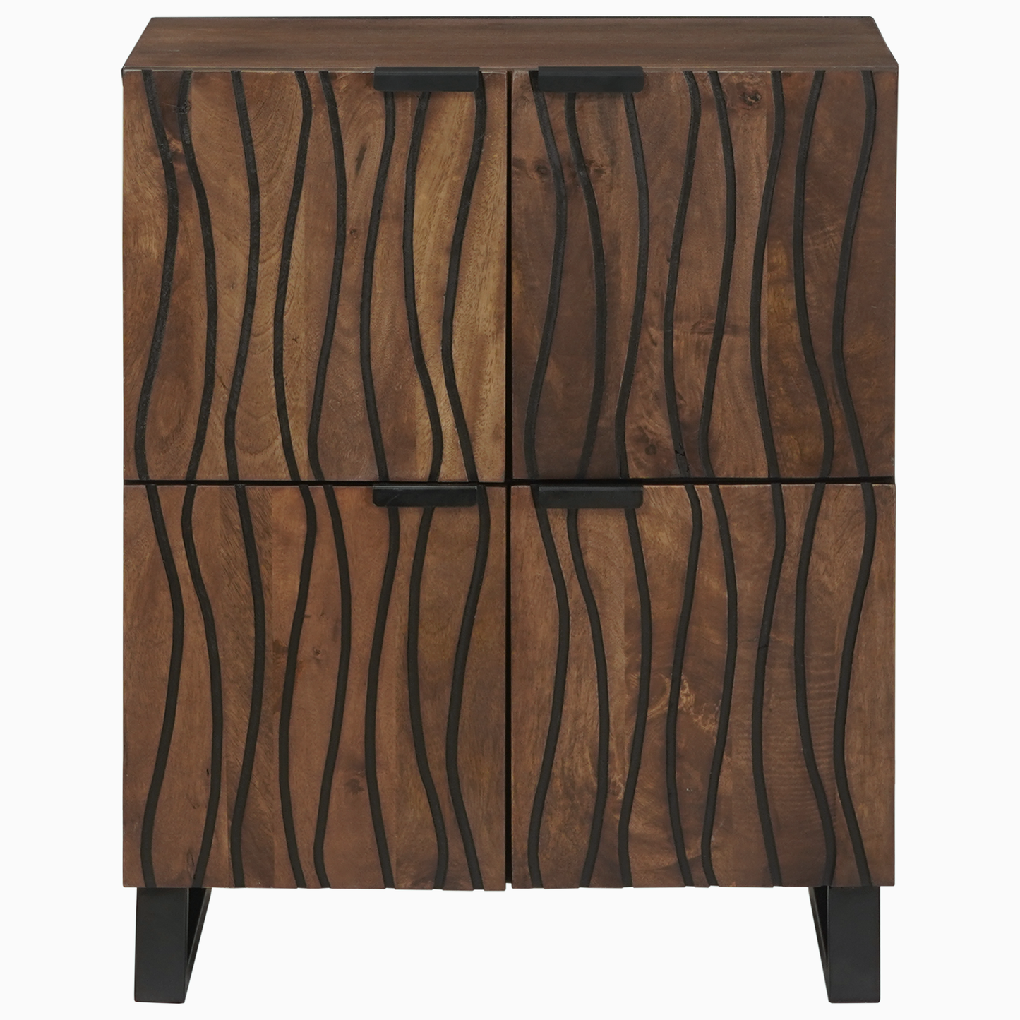 Medieoppbevaringsskap og -hyller Brun 60 x 33.5 x 75 cm