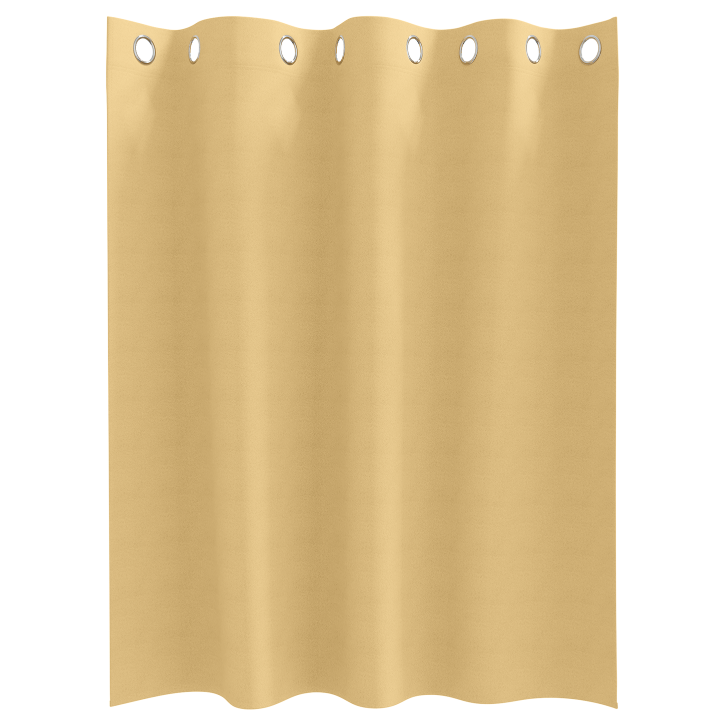 Mørkleggende Gardiner med Ringer 2 pcs Beige 140 x 140 cm
