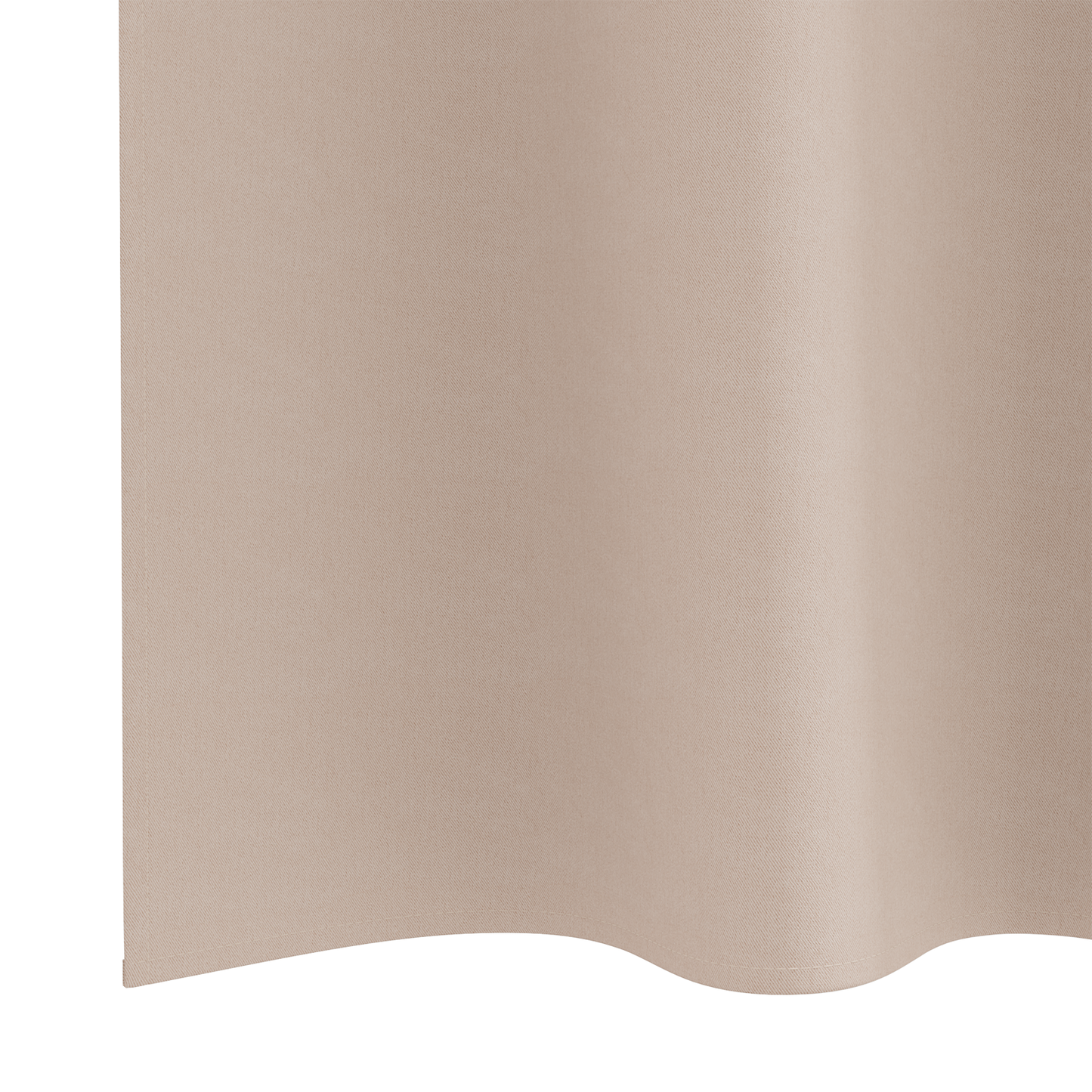 Mørkleggende Gardiner med Ringer 2 pcs Gråbrun 245 x 140 cm