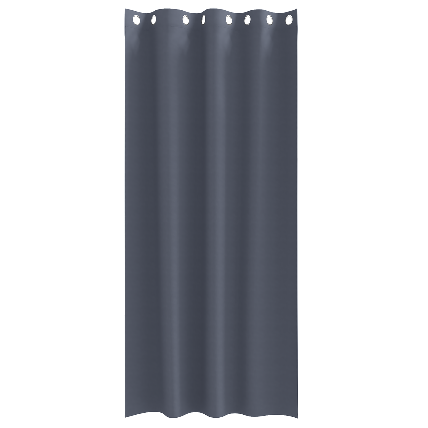 Mørkleggende Gardiner med Ringer 2 pcs Antrasitt 245 x 140 cm