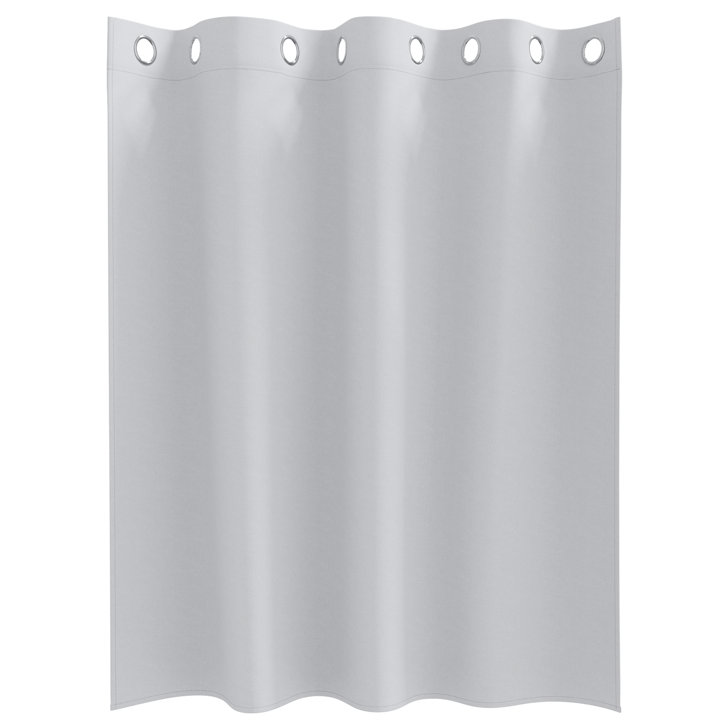 Mørkleggende Gardiner med Ringer 2 pcs Lys Grå 140 x 140 cm