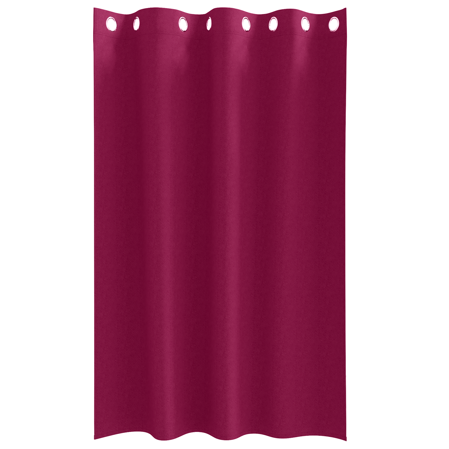 Mørkleggende Gardiner med Ringer 2 pcs Vinrød 175 x 140 cm