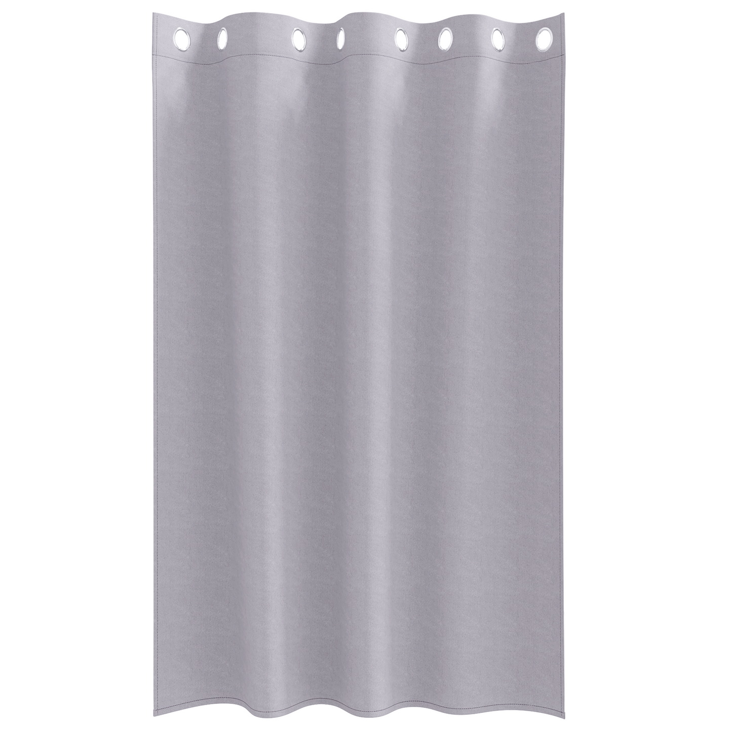 Mørkleggende Gardiner med Ringer 2 pcs Metall Grå 175 x 140 cm