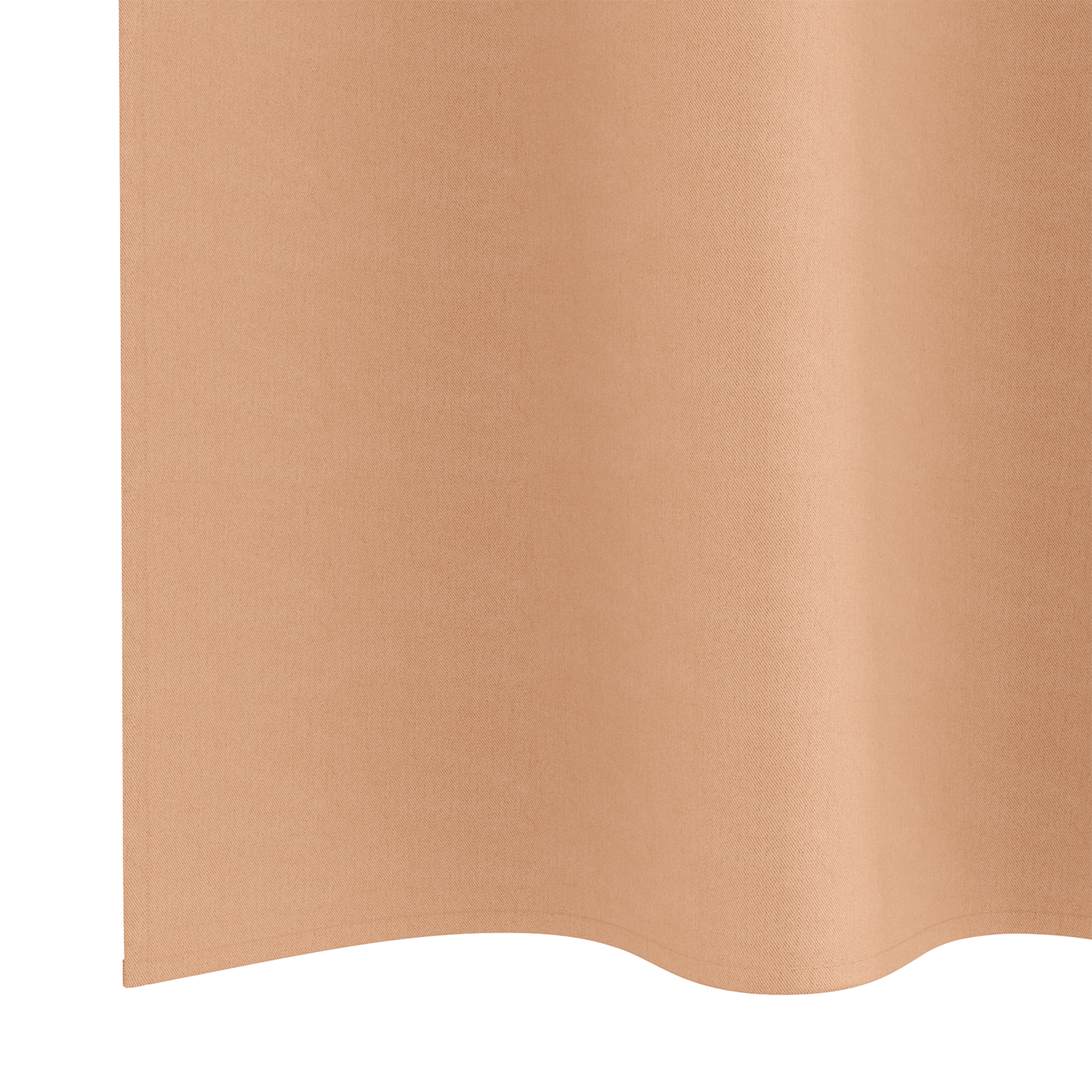 Mørkleggende Gardiner med Ringer 2 pcs Lys Brun 140 x 140 cm