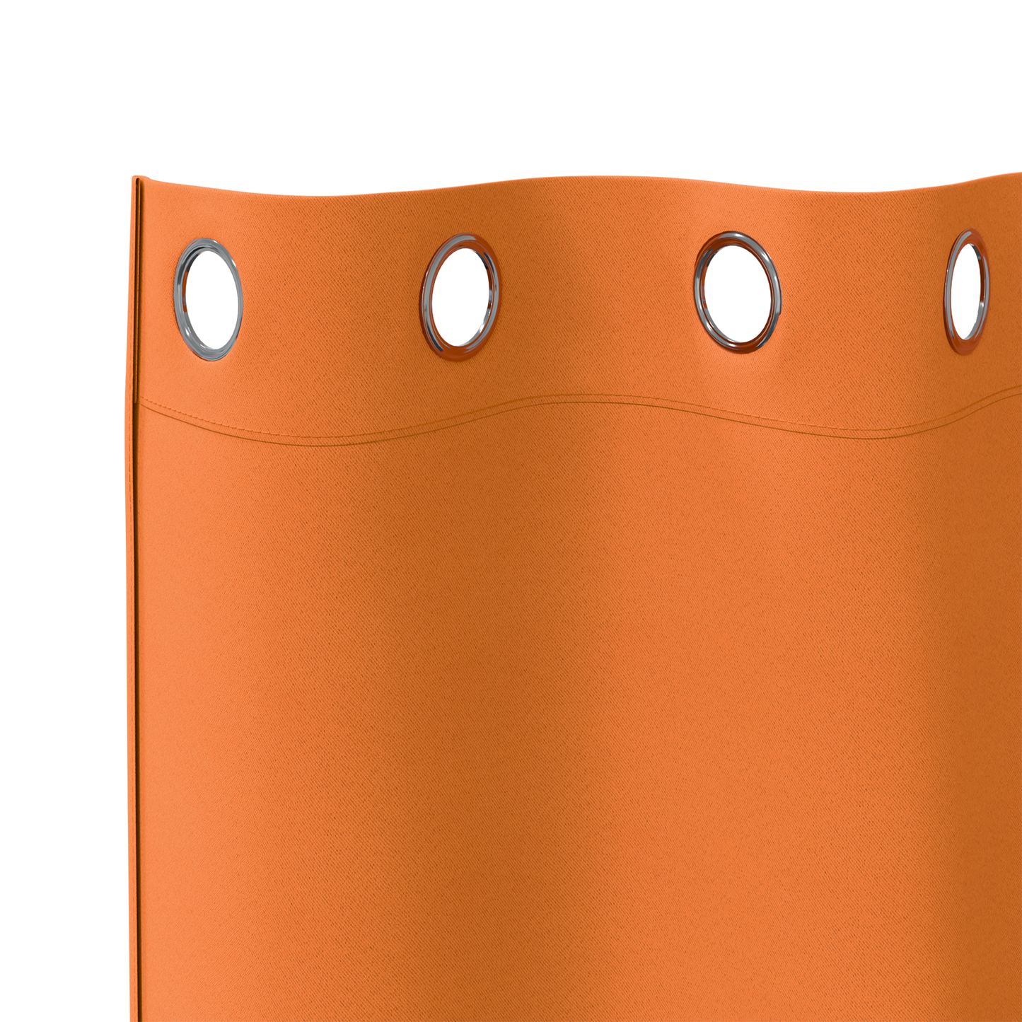 Mørkleggende Gardiner med Ringer 2 pcs Lys Oransje 175 x 140 cm