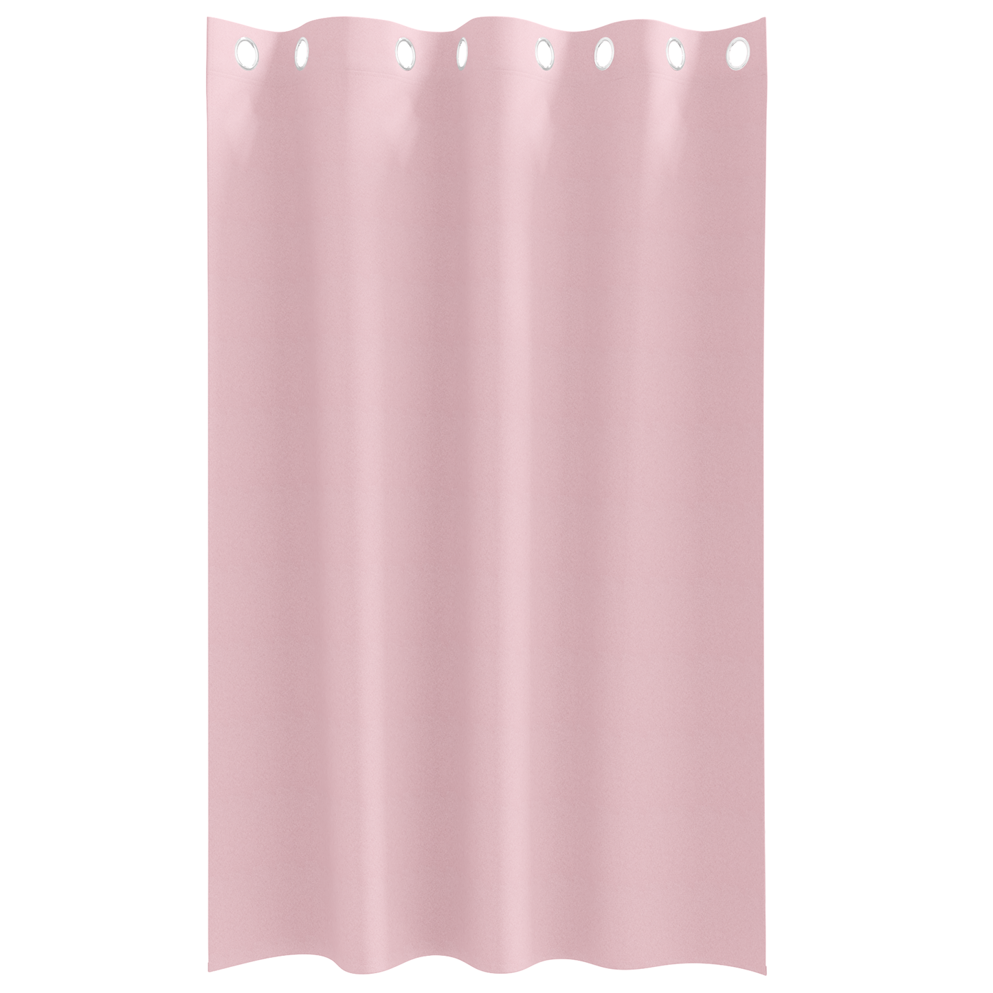 Mørkleggende Gardiner med Ringer 2 pcs Babyrosa 175 x 140 cm