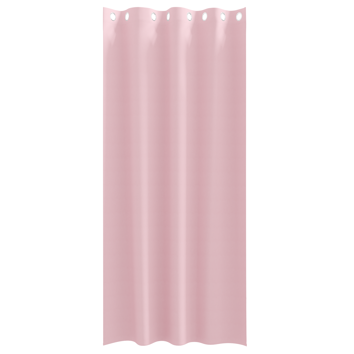 Mørkleggende Gardiner med Ringer 2 pcs Babyrosa 260 x 140 cm