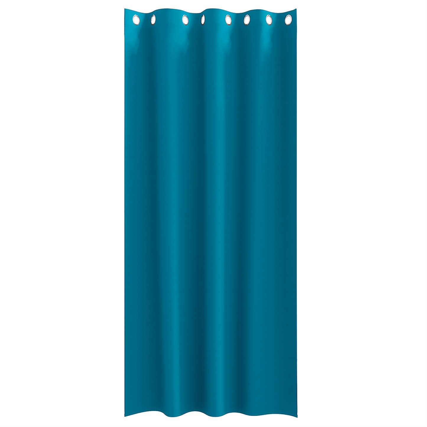 Mørkleggende Gardiner med Ringer 2 pcs Turkis 245 x 140 cm