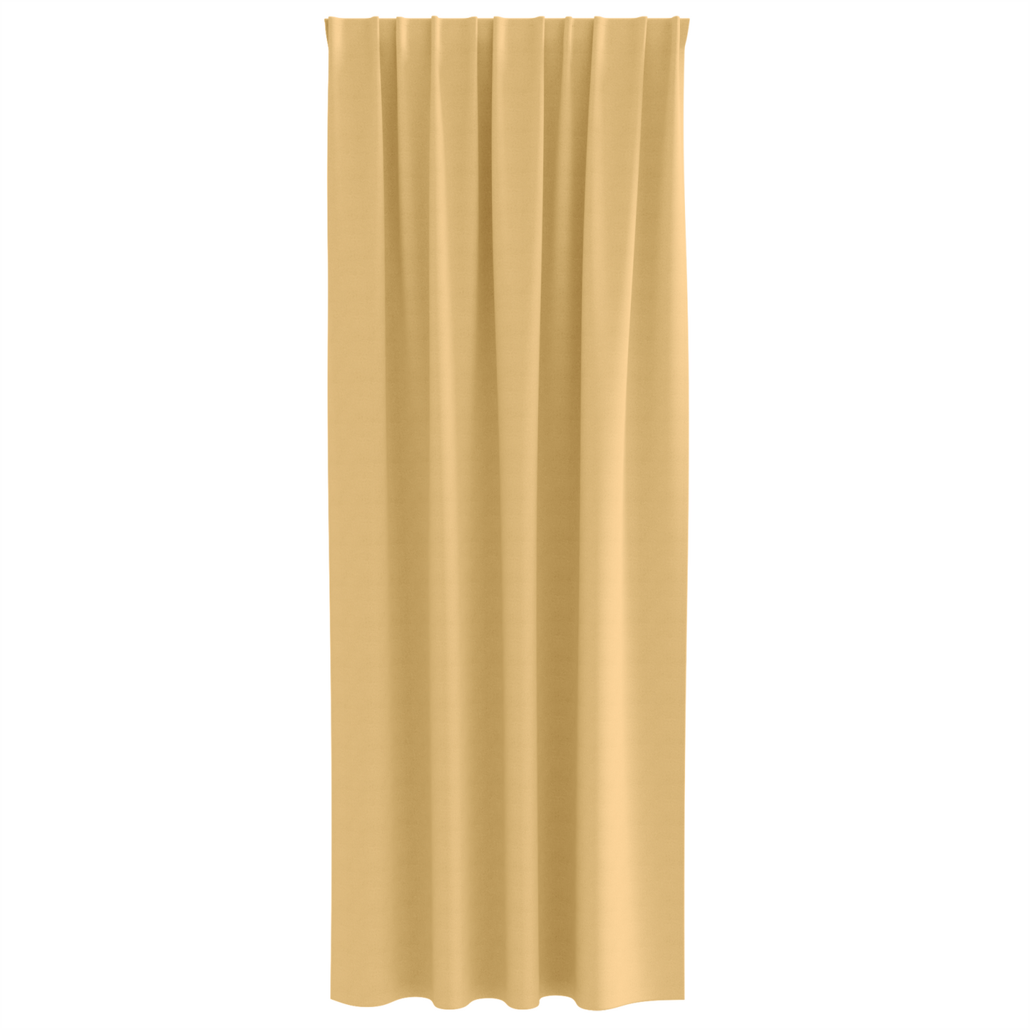 Mørkleggende Gardiner med Ringer 2 pcs Beige 225 x 140 cm