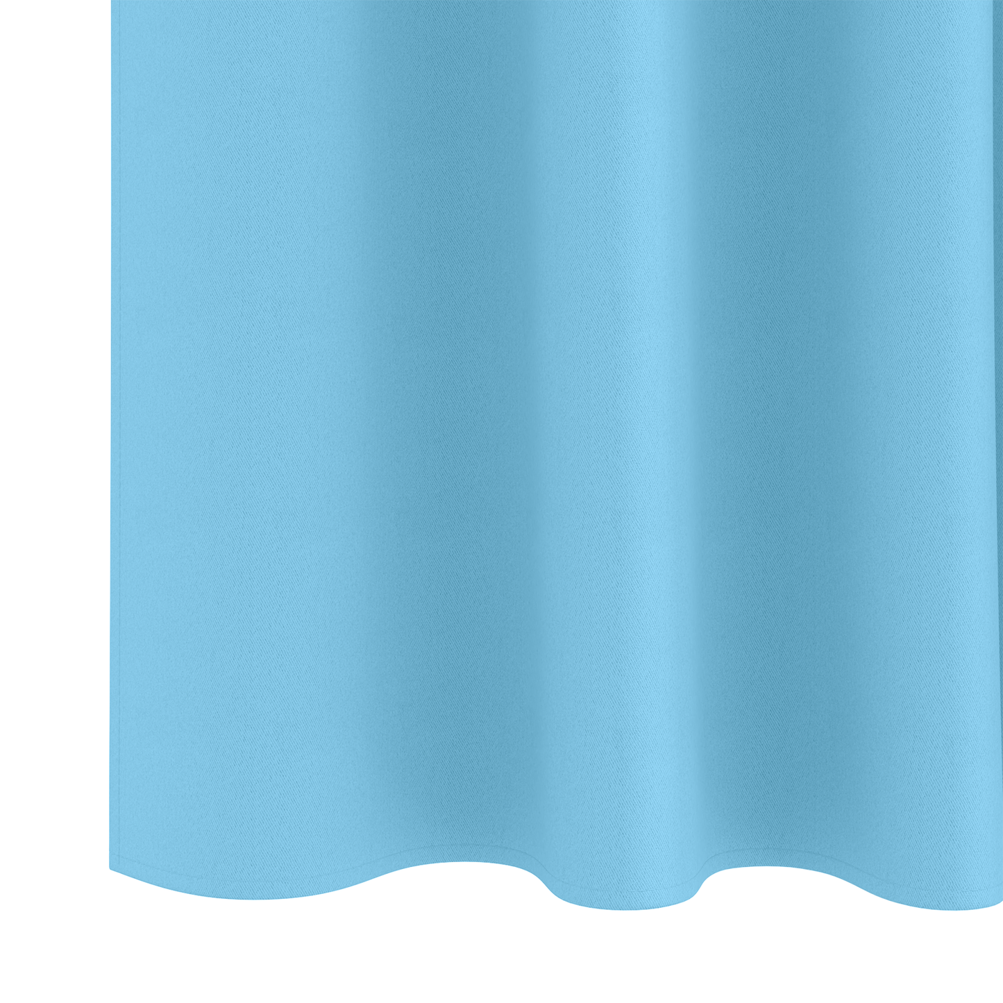 Mørkleggende Gardiner med Ringer 2 pcs Lys blå 245 x 140 cm