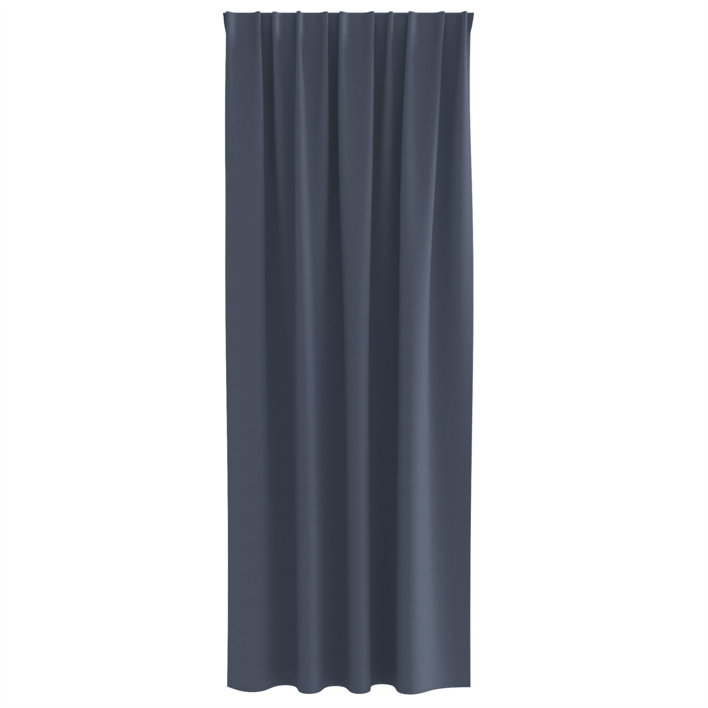 Mørkleggende Gardiner med Ringer 2 pcs Antrasitt 260 x 140 cm