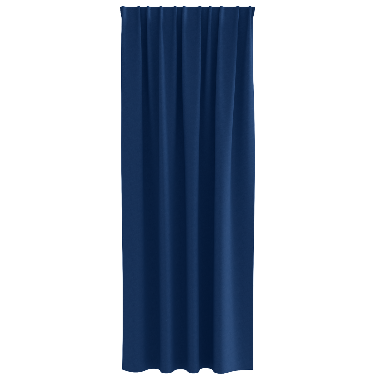 Mørkleggende Gardiner med Ringer 2 pcs Mørkeblå 245 x 140 cm