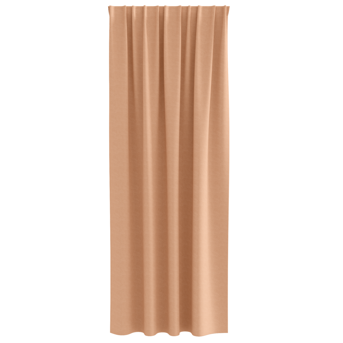 Mørkleggende Gardiner med Ringer 2 pcs Lys Brun 245 x 140 cm