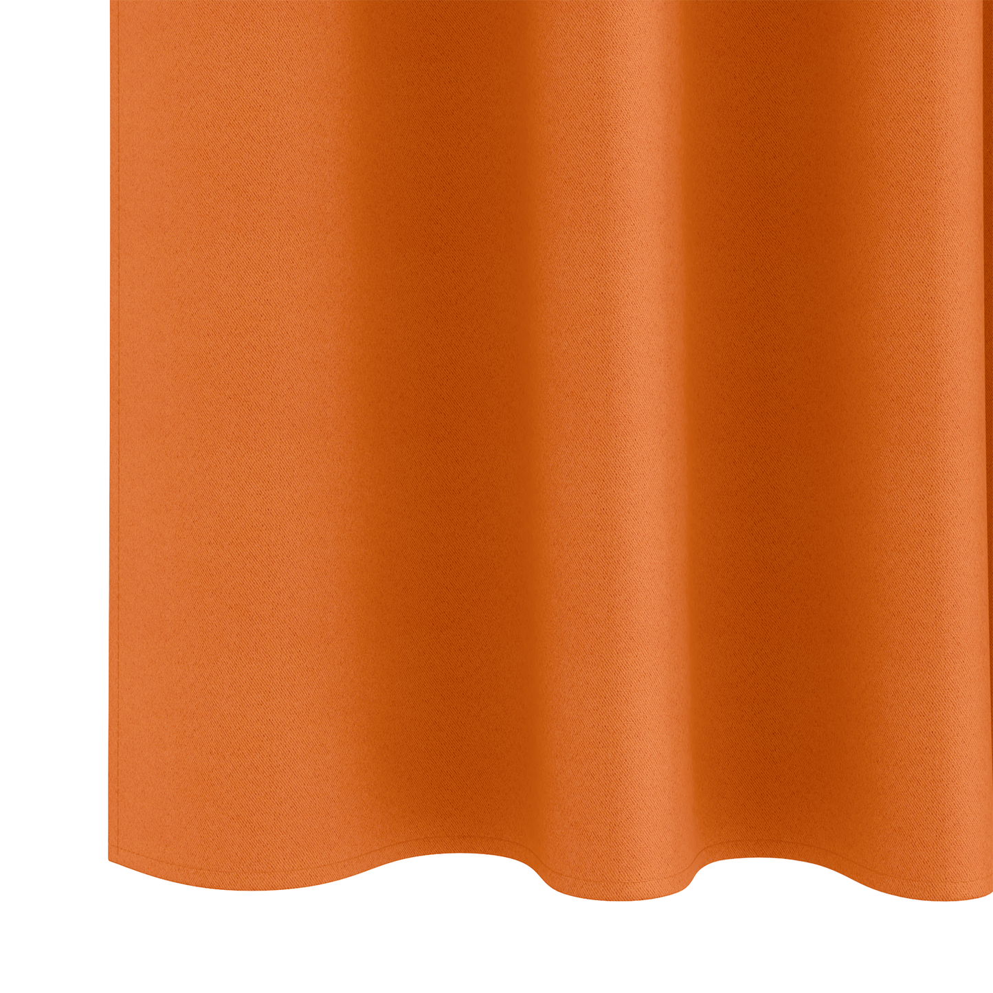 Mørkleggende Gardiner med Ringer 2 pcs Lys Oransje 245 x 140 cm