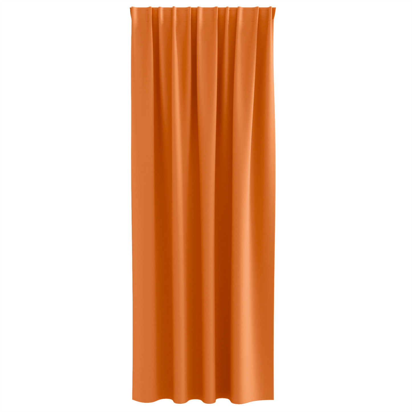 Mørkleggende Gardiner med Ringer 2 pcs Lys Oransje 245 x 140 cm