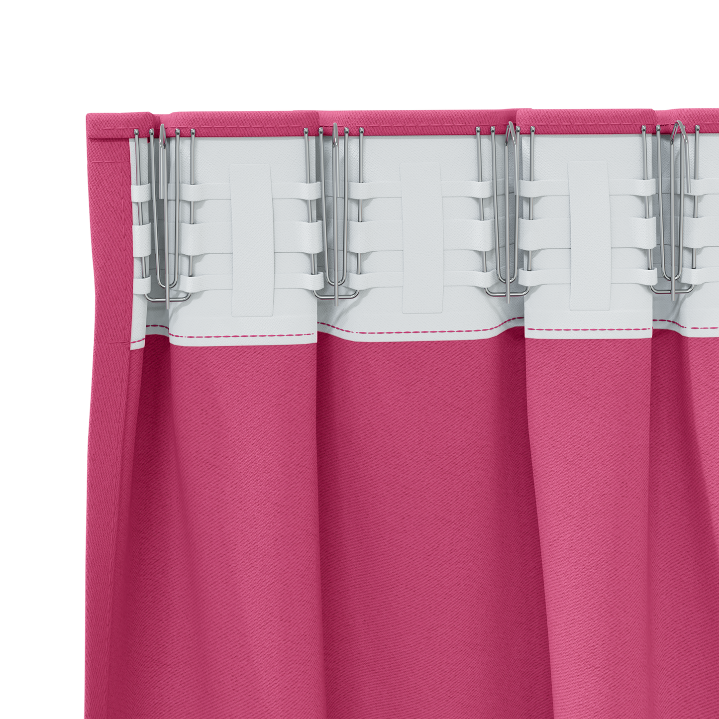 Mørkleggende Gardiner med Ringer 2 pcs Lys Rosa 225 x 140 cm