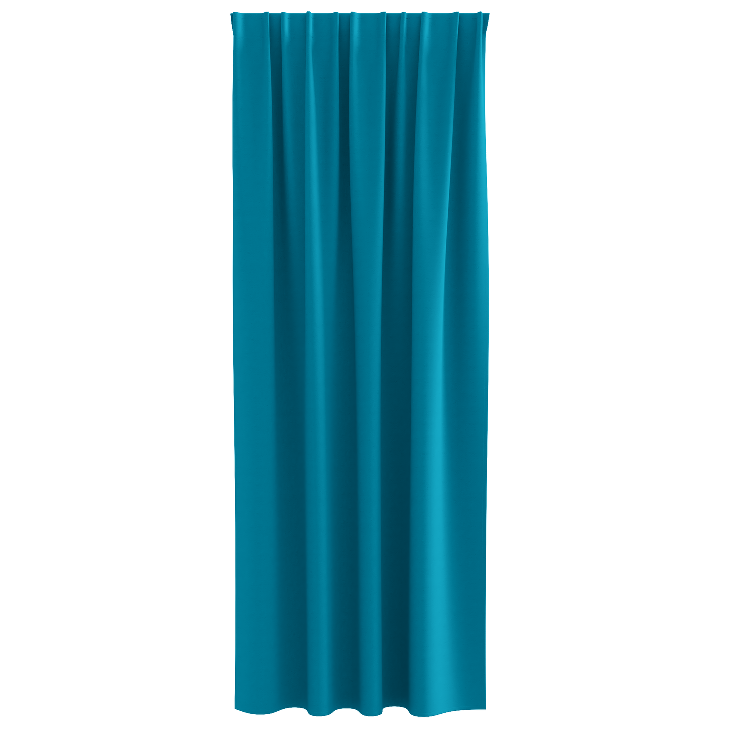 Mørkleggende Gardiner med Ringer 2 pcs Turkis 225 x 140 cm