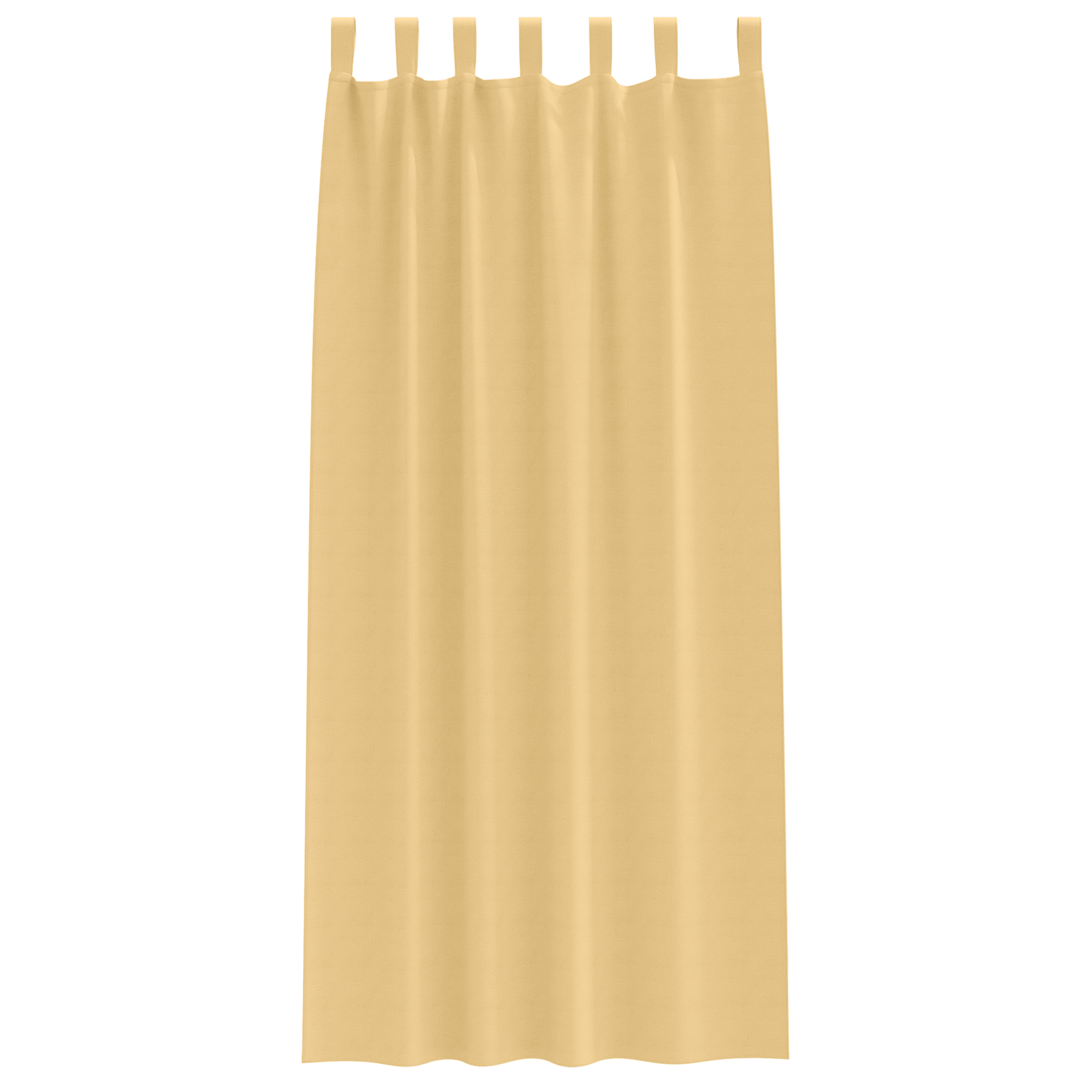 Mørkleggende Gardiner med Ringer 2 pcs Beige 260 x 140 cm