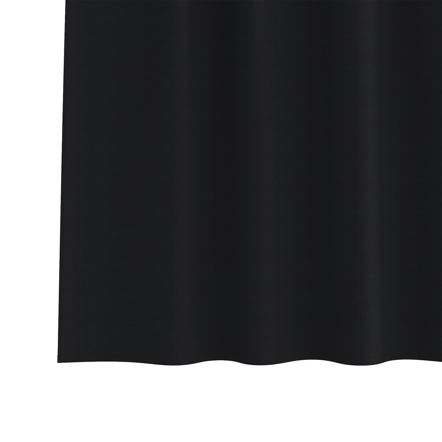 Mørkleggende Gardiner med Ringer 2 pcs Svart 140 x 140 cm